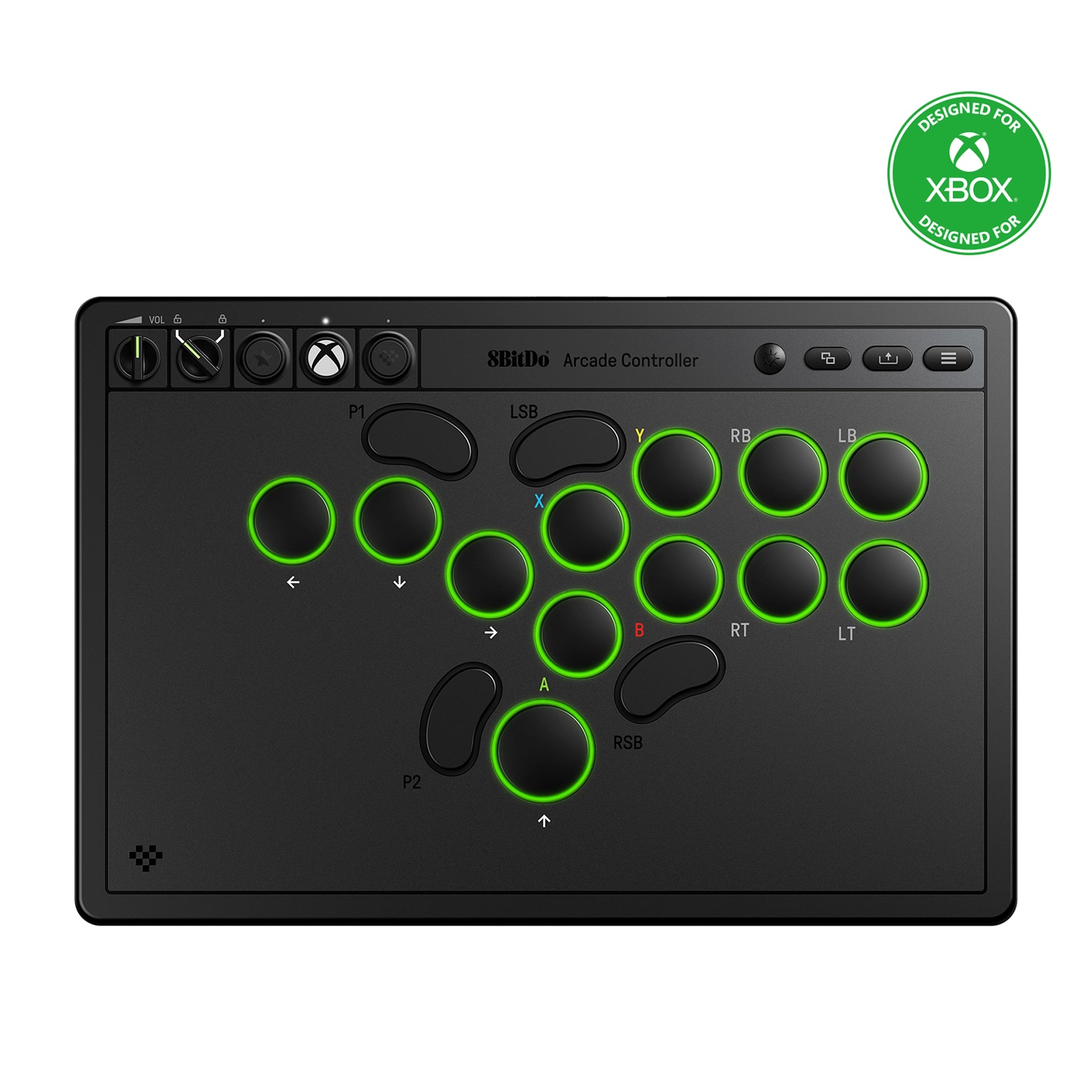 8BitDo Arcade Controller for Xbox - Black