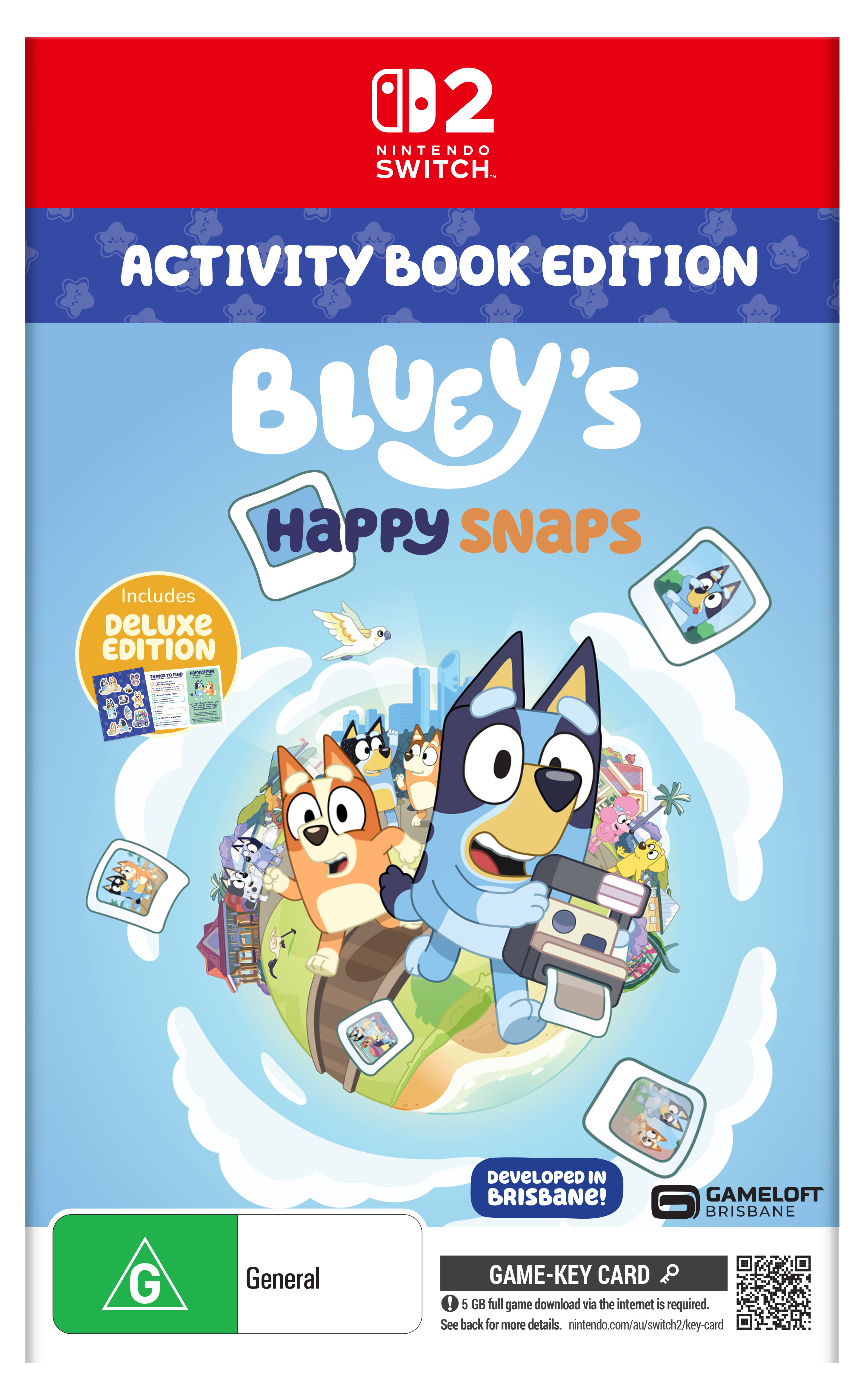 Bluey’s Happy Snaps: Activity Book Edition - Nintendo Switch 2