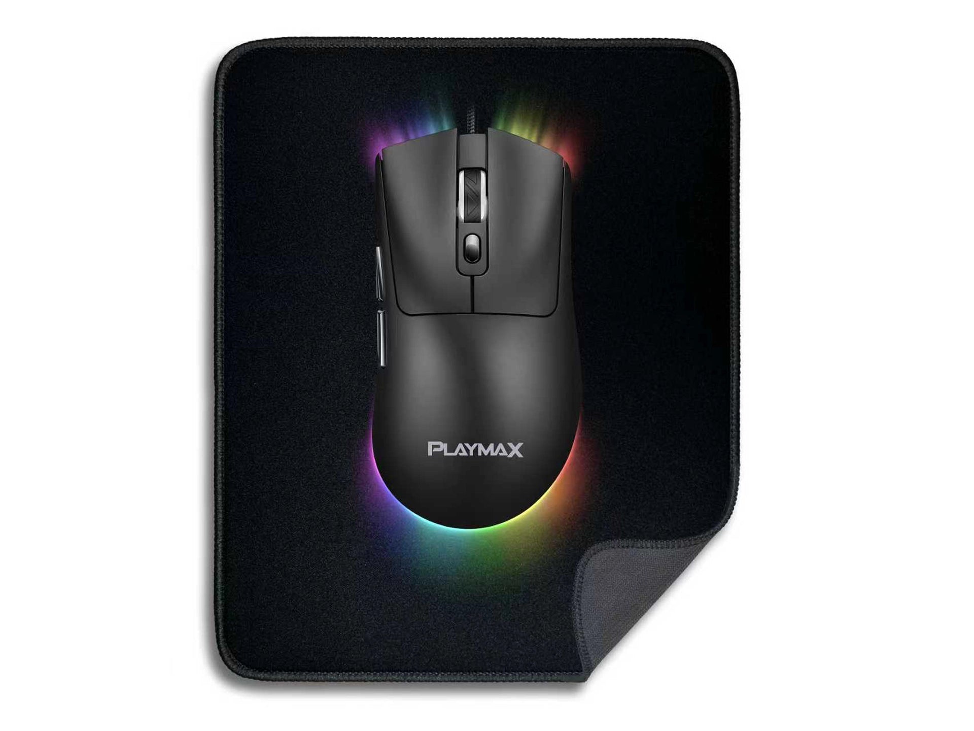 Playmax Black RGB Gaming Mouse & Mat Combo