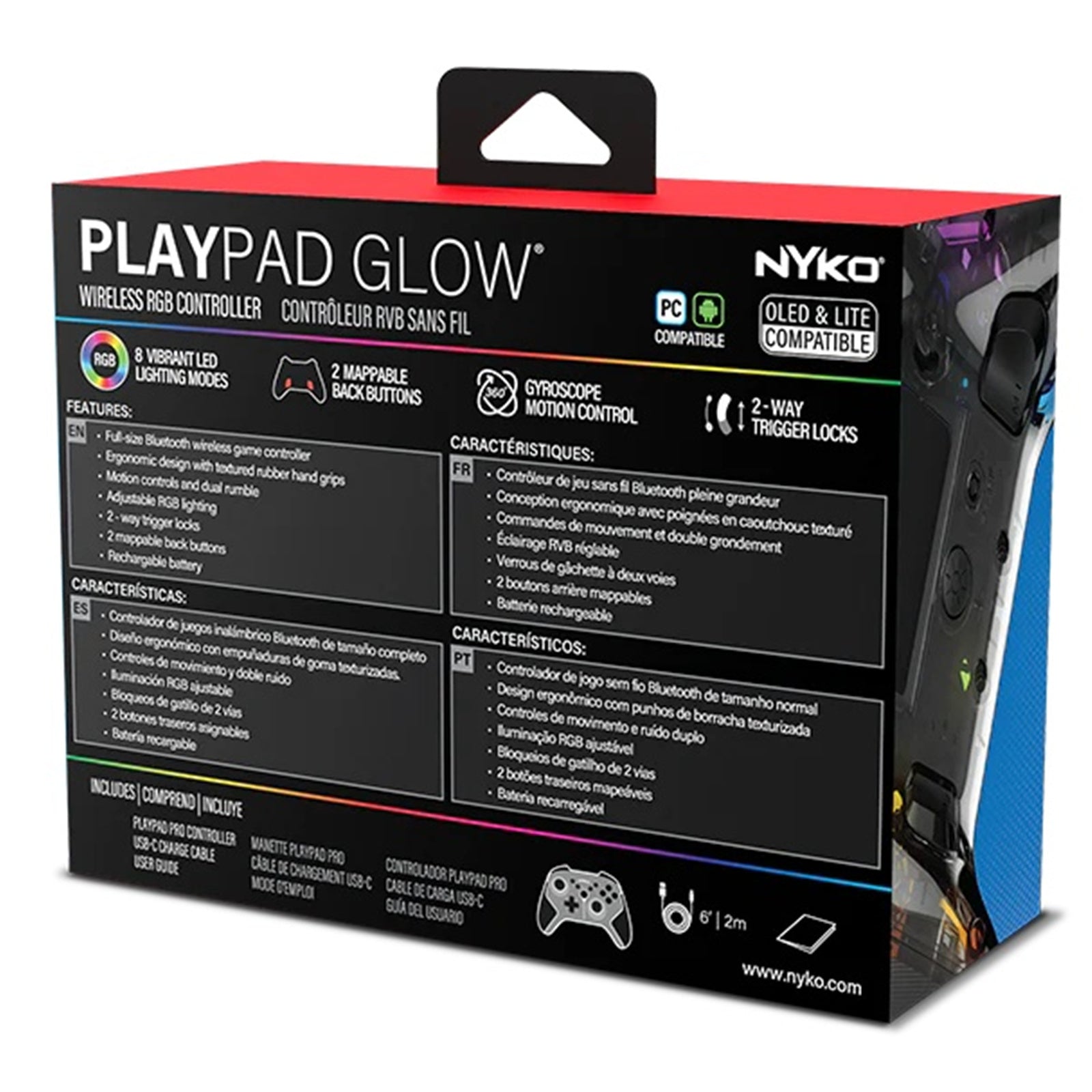 Nyko Switch PlayPad Glow Controller