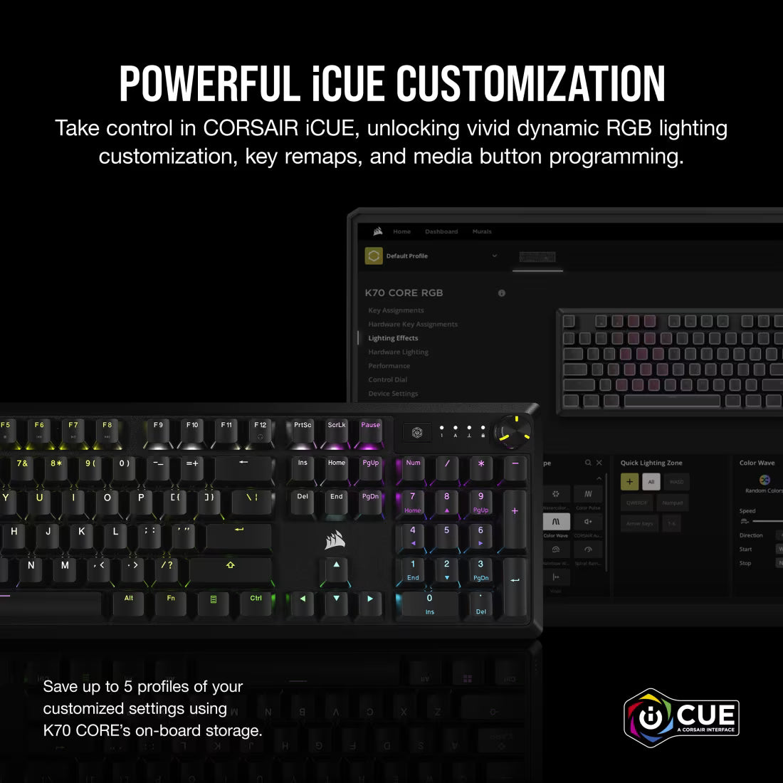 CORSAIR K70 Core RGB Mechanical Gaming Keyboard