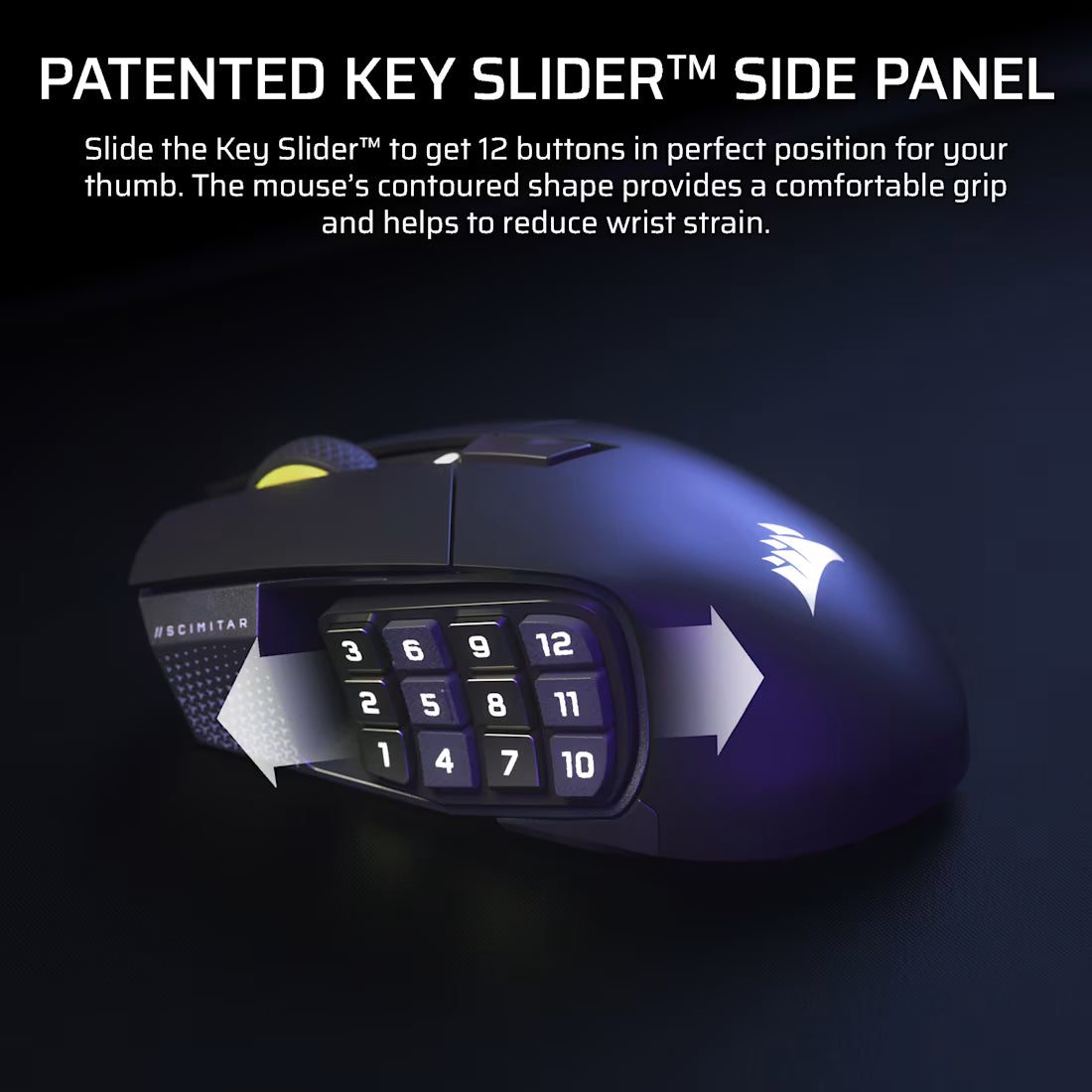 CORSAIR Scimitar Elite Wireless SE MMO Gaming Mouse