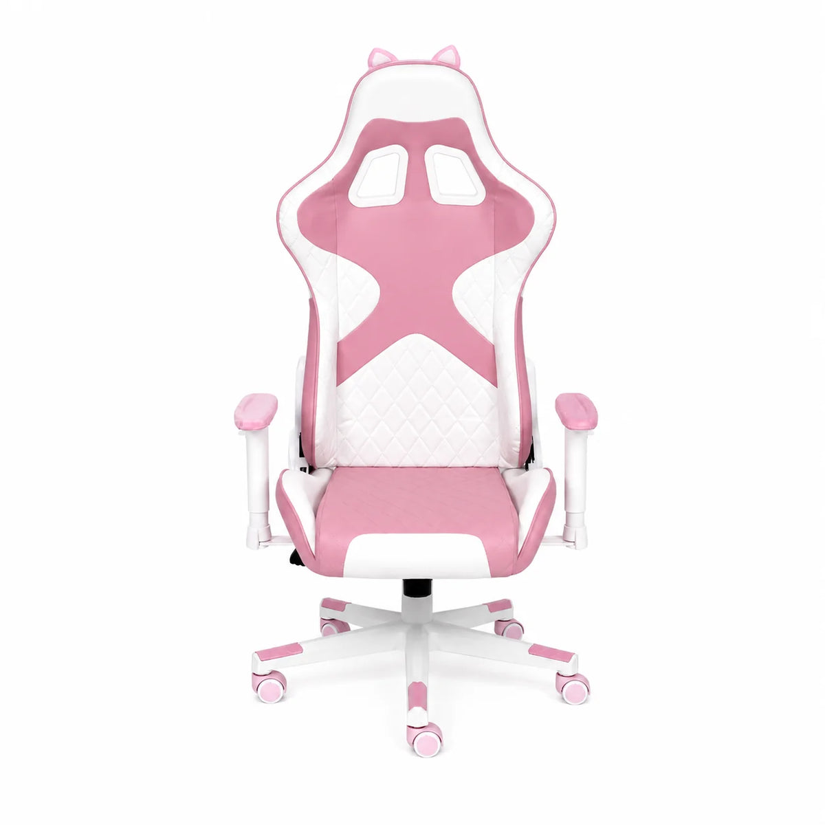 Playmax Studio Cat Gaming Chair - White/Pink