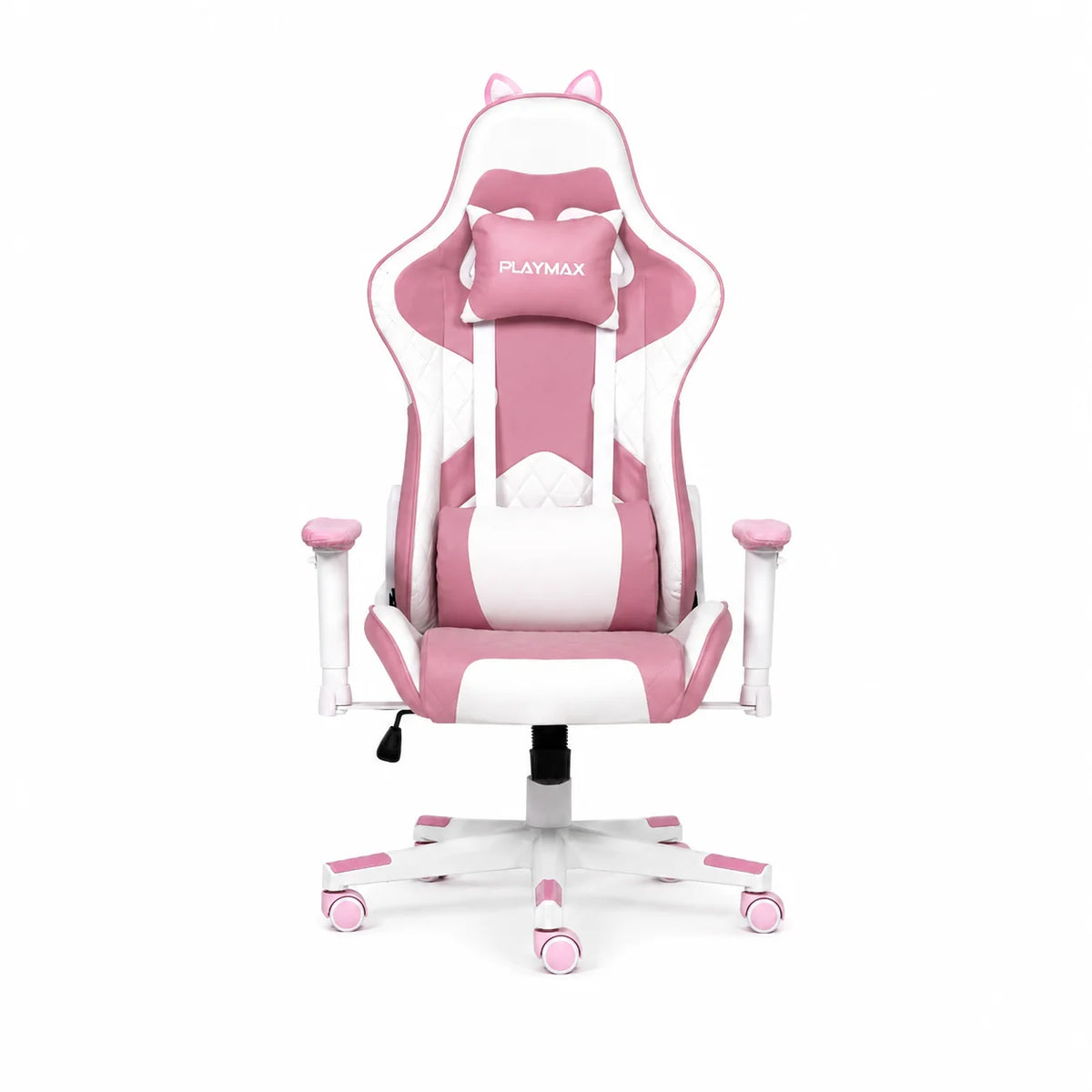 Playmax Studio Cat Gaming Chair - White/Pink