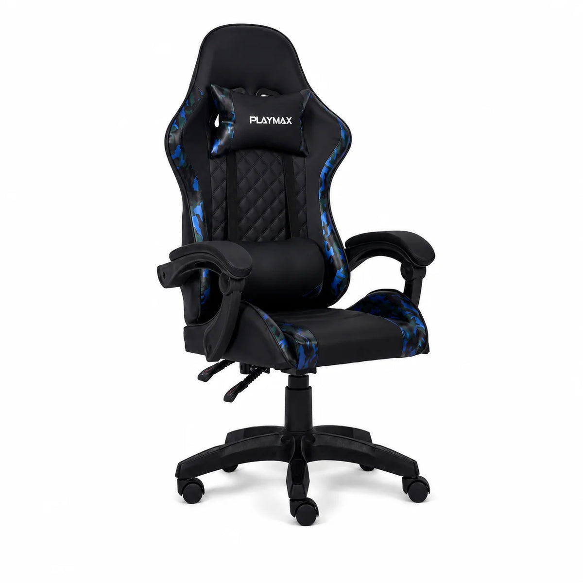 Playmax Studio Core Gaming Chair - Blue Camo/Black