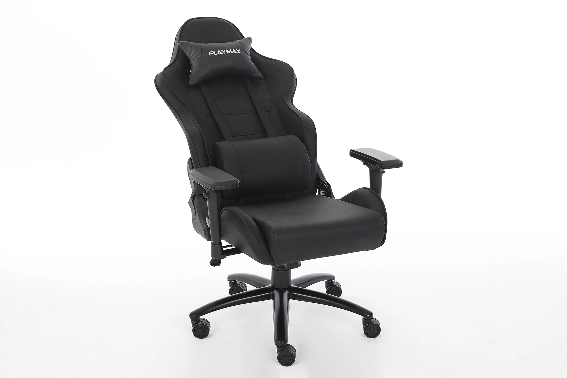 Playmax Fabric Gaming Chair - Black