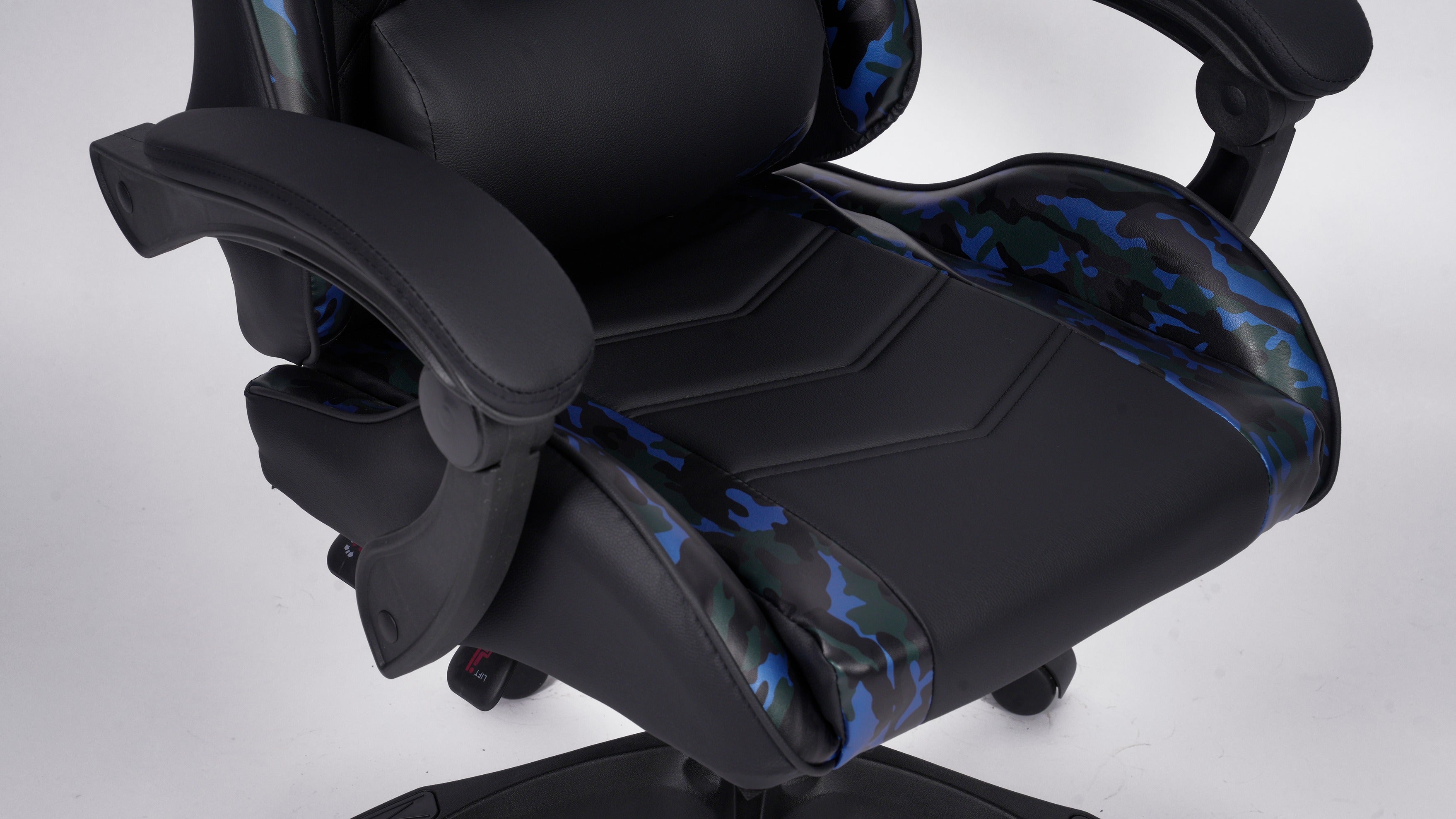 Playmax Studio Core Gaming Chair - Blue Camo/Black