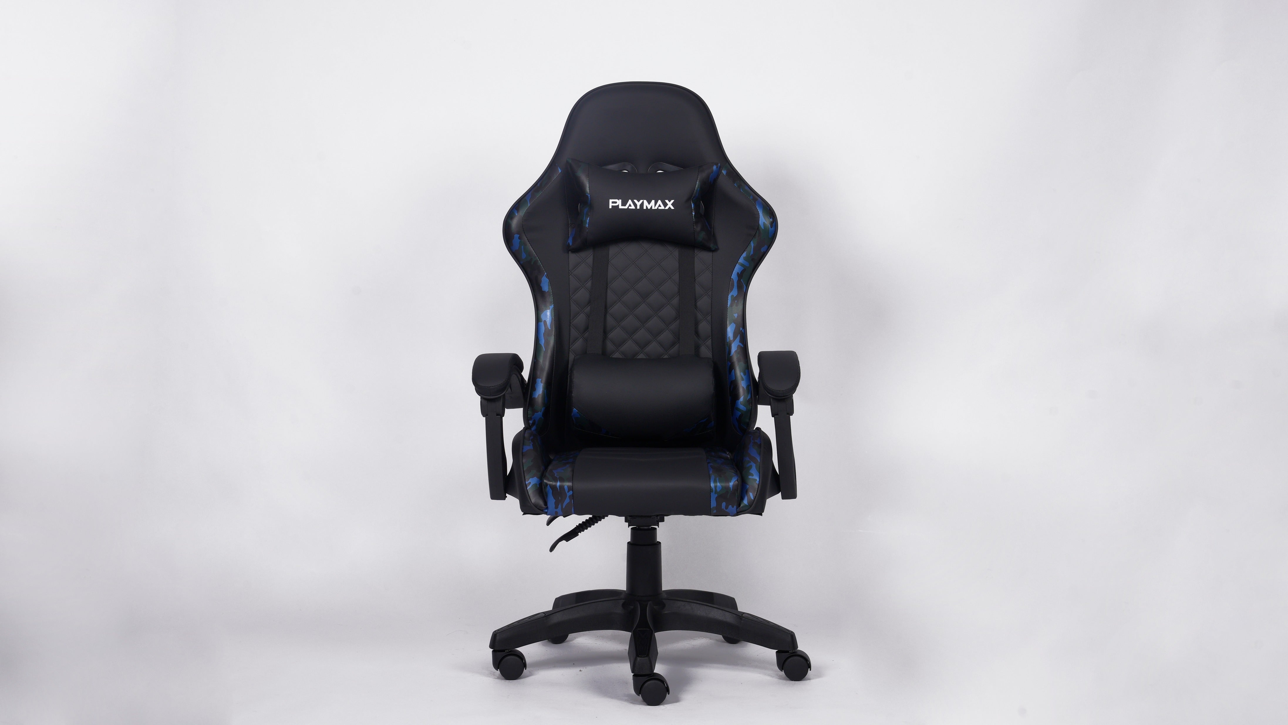 Playmax Studio Core Gaming Chair - Blue Camo/Black
