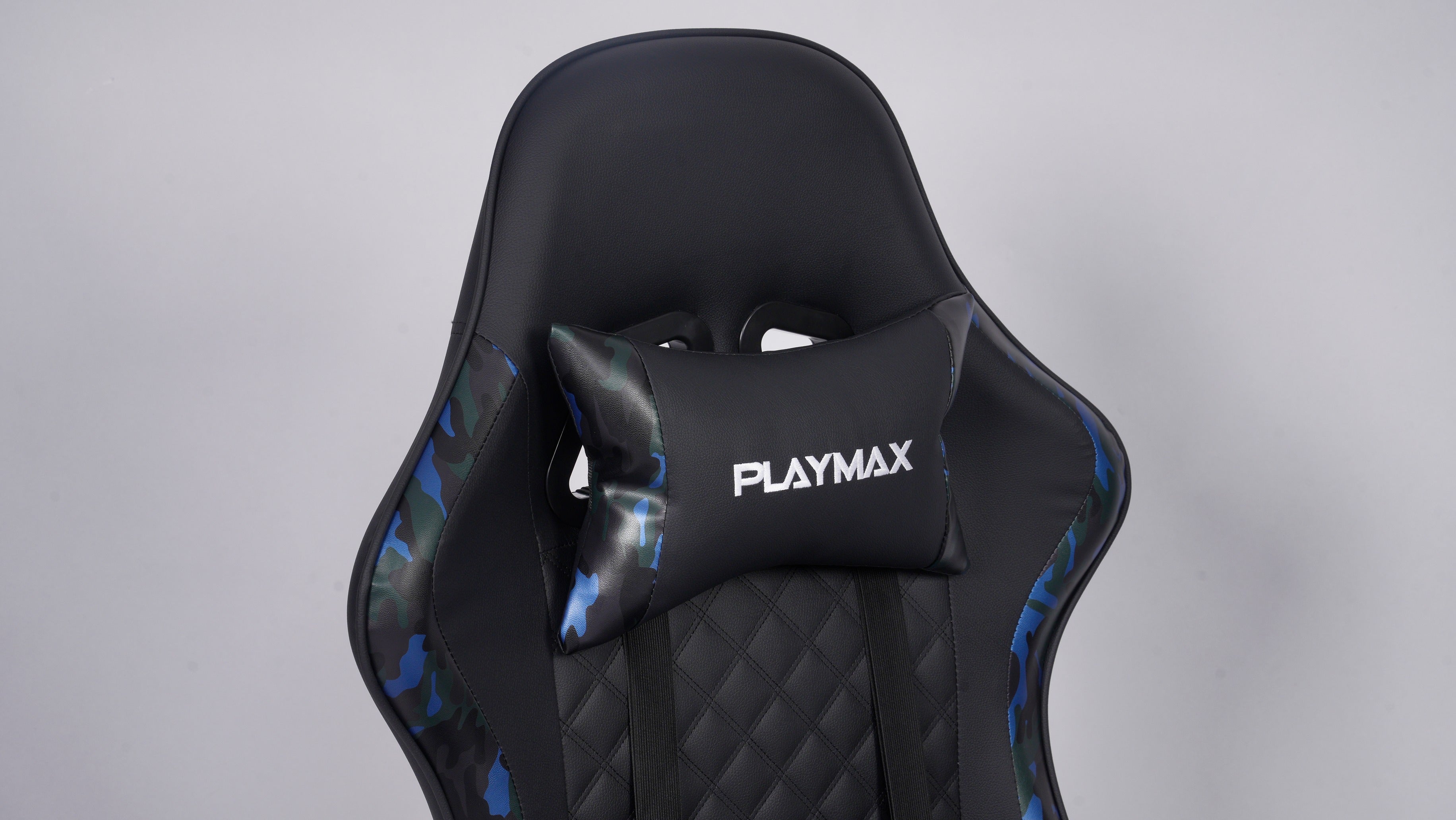 Playmax Studio Core Gaming Chair - Blue Camo/Black