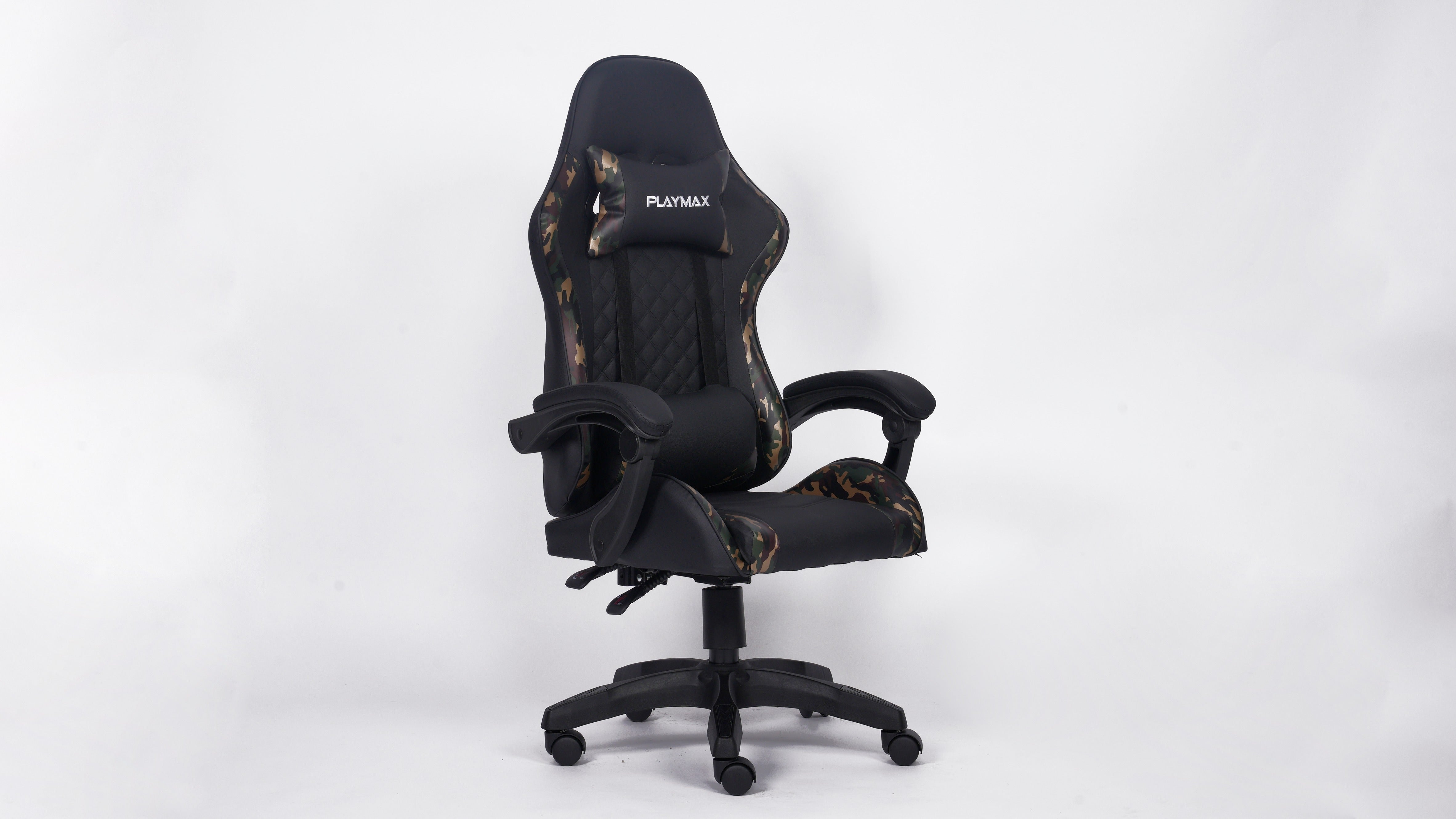 Playmax Studio Core Gaming Chair - Jungle Camo/Black