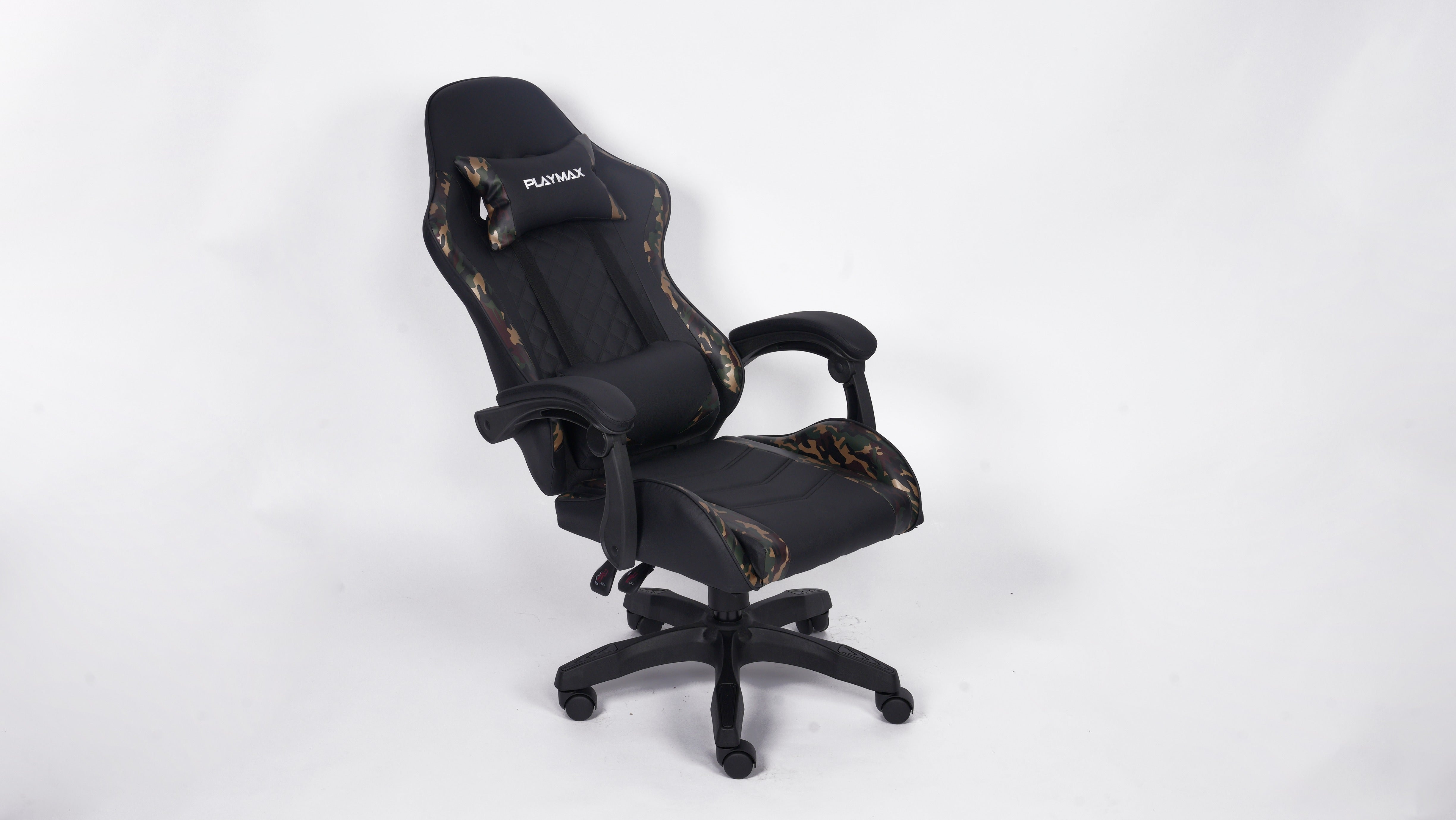 Playmax Studio Core Gaming Chair - Jungle Camo/Black