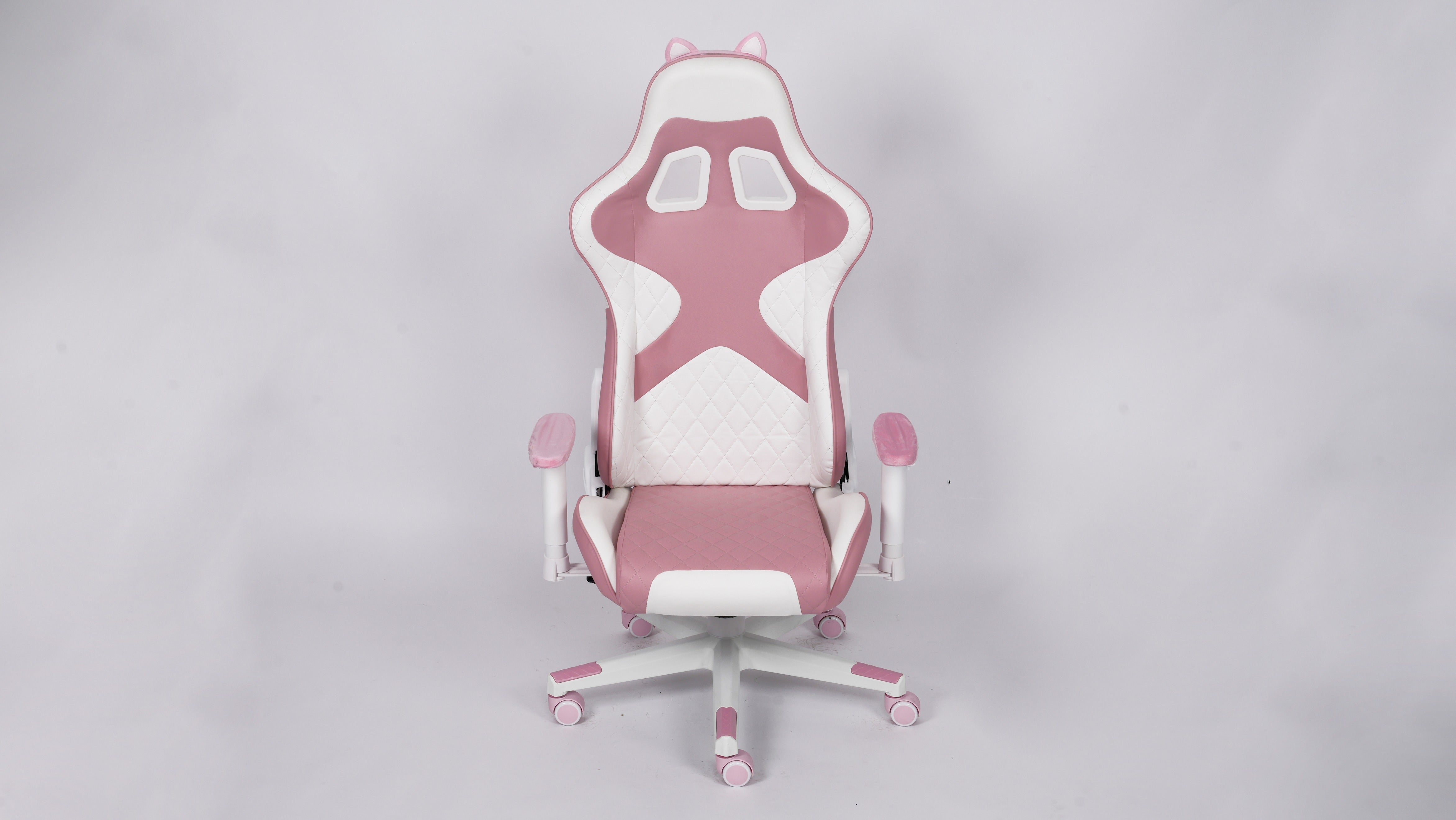 Playmax Studio Cat Gaming Chair - White/Pink