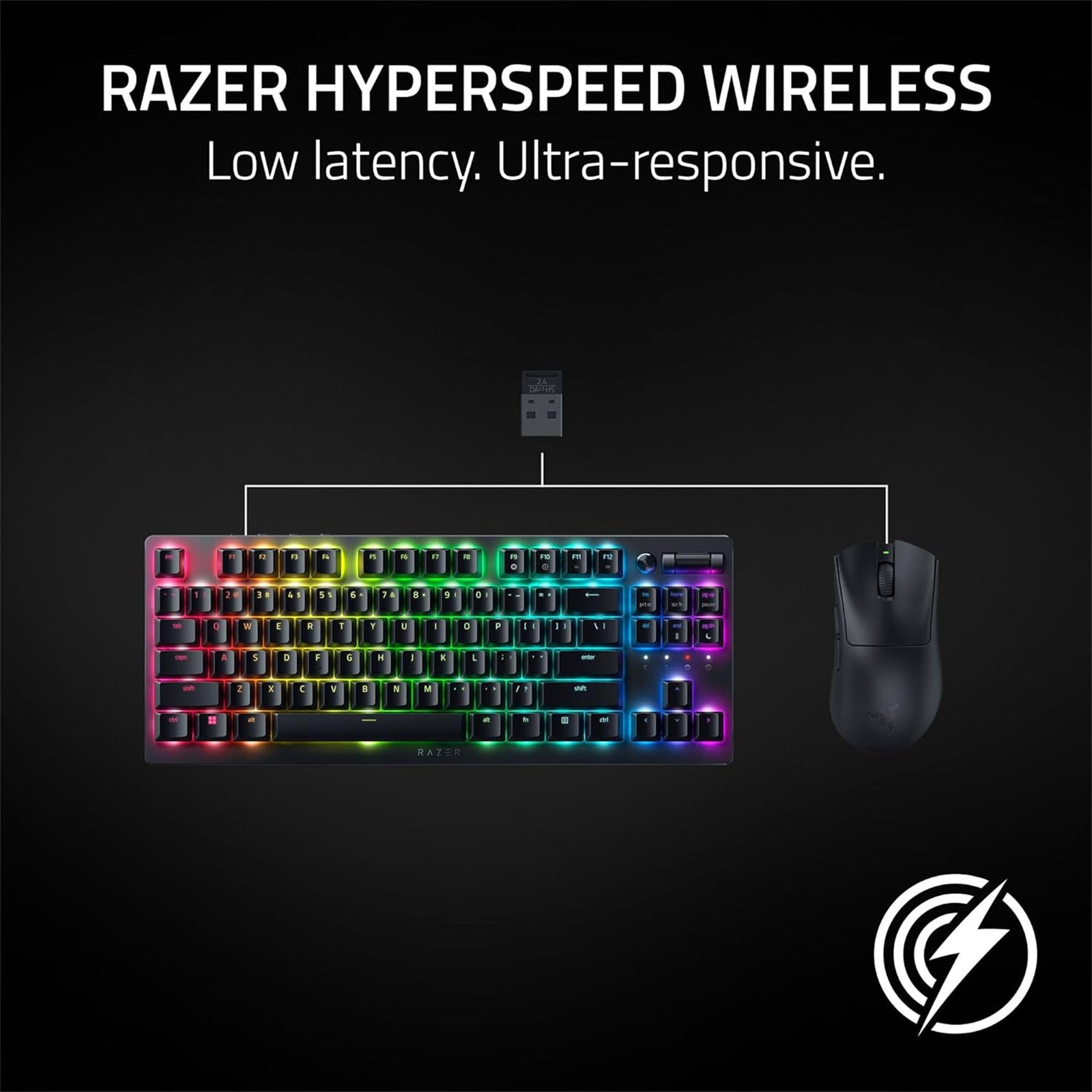 Razer Deathadder V3 Hyperspeed - Wireless Esports Gaming Mouse