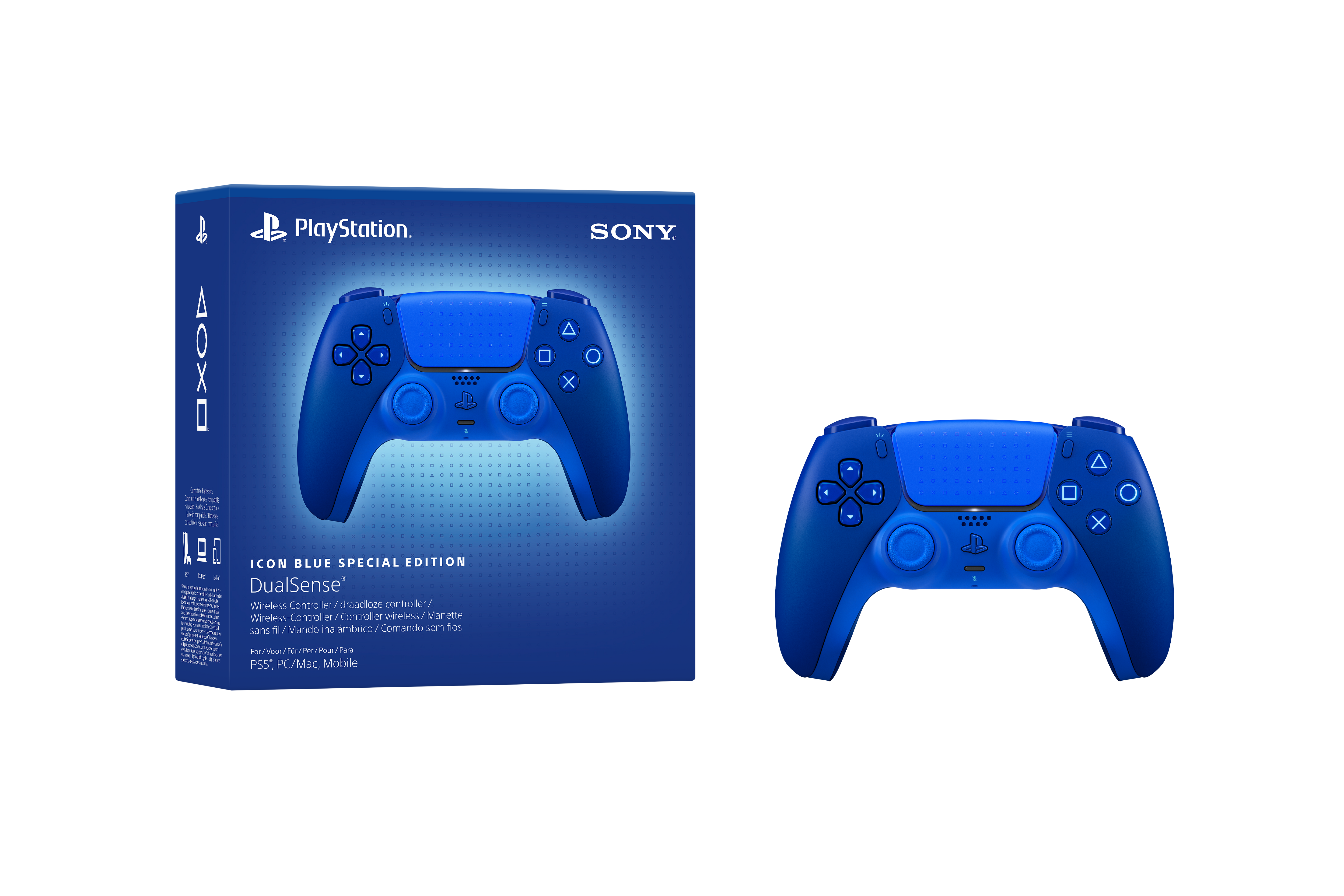 PS5 PlayStation 5 DualSense Wireless Controller - Icon Blue Special Edition