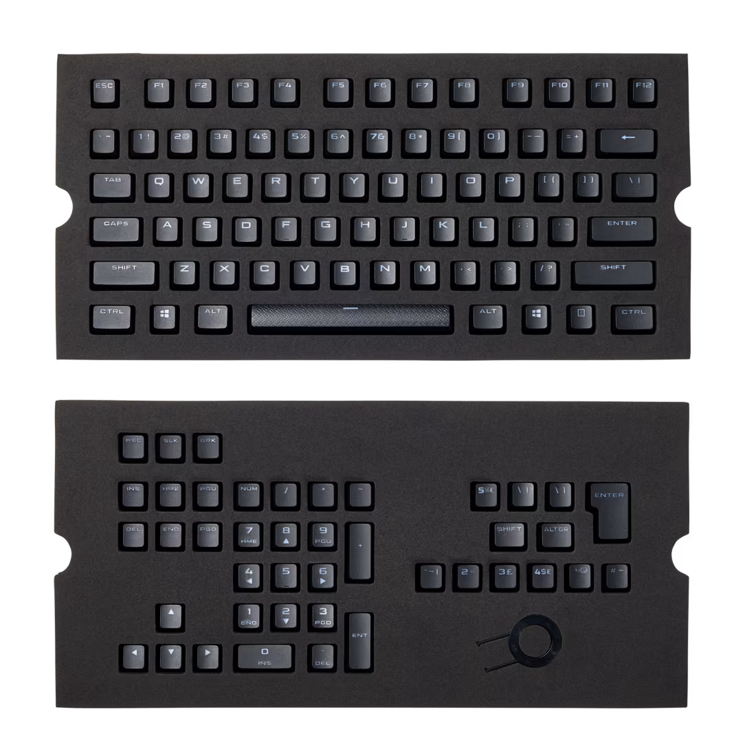 CORSAIR PBT Double-Shot Gaming Keycaps - Black