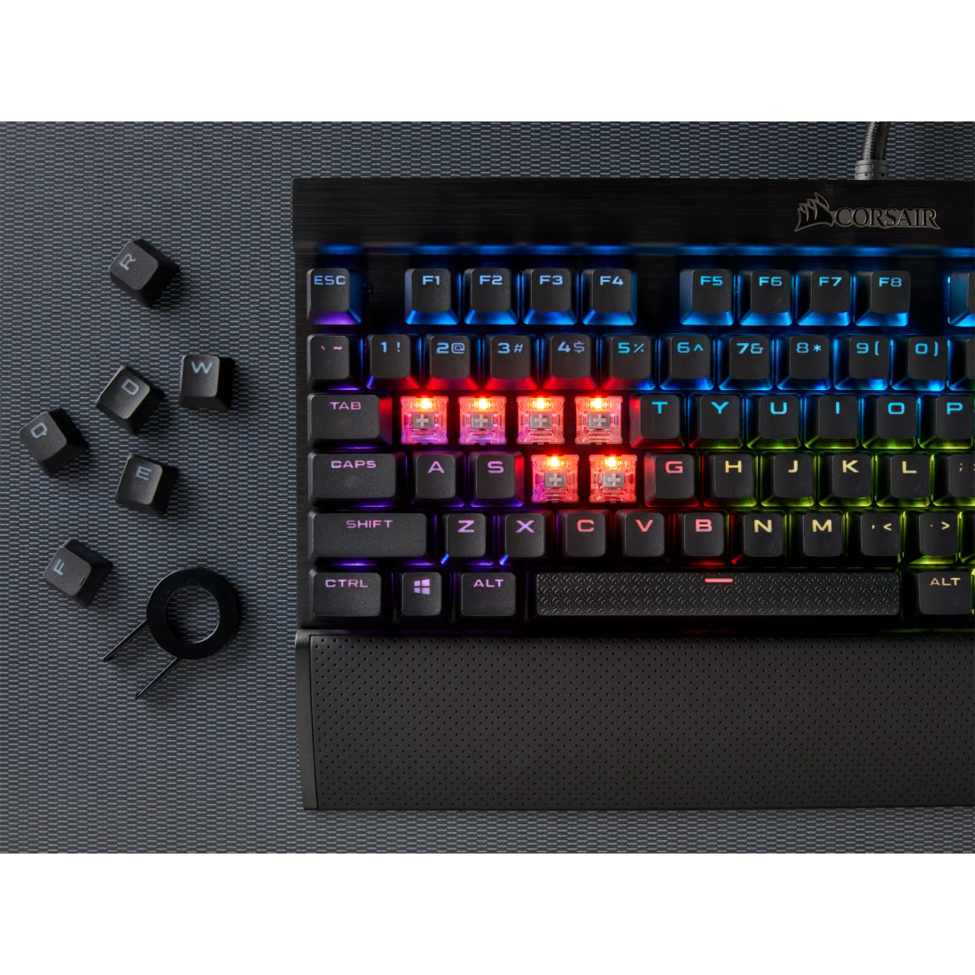 CORSAIR PBT Double-Shot Gaming Keycaps - Black