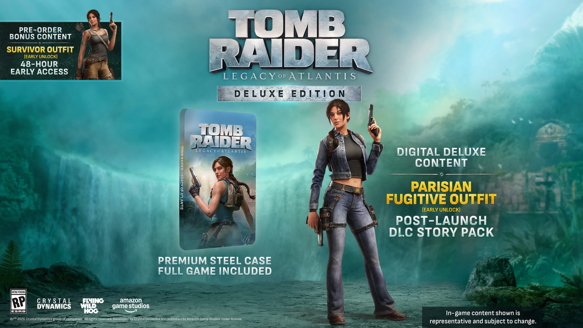 Tomb Raider: Legacy of Atlantis Deluxe Edition (GKC) - Nintendo Switch 2
