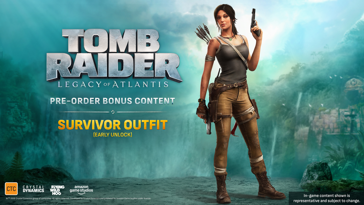 Tomb Raider: Legacy of Atlantis Day One Edition (GKC) - Nintendo Switch 2
