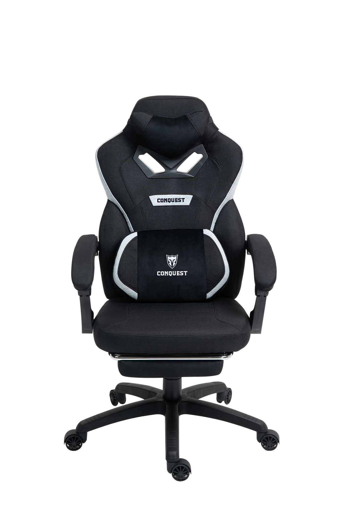 Conquest Vanguard Gaming Chair - Black Fabric
