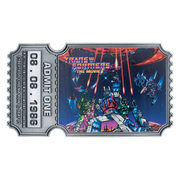 Transformers: The Movie - 40th Anniversary Limited Edition Metal Replica Movie Ticket