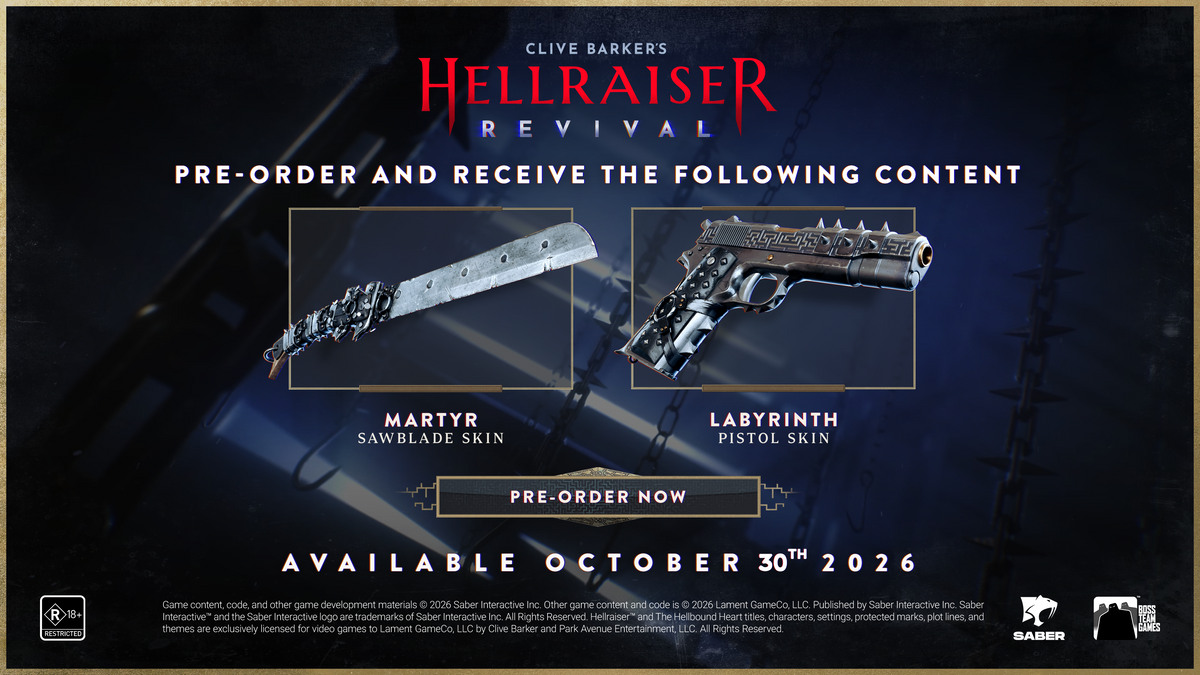 Clive Barker's Hellraiser: Revival Day One Edition (GKC) - Nintendo Switch 2