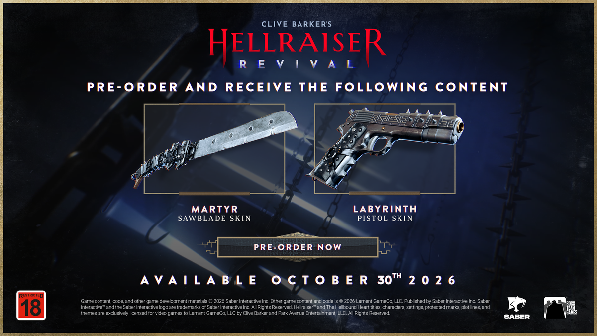 Clive Barker's Hellraiser: Revival Day One Edition (GKC) - Nintendo Switch 2