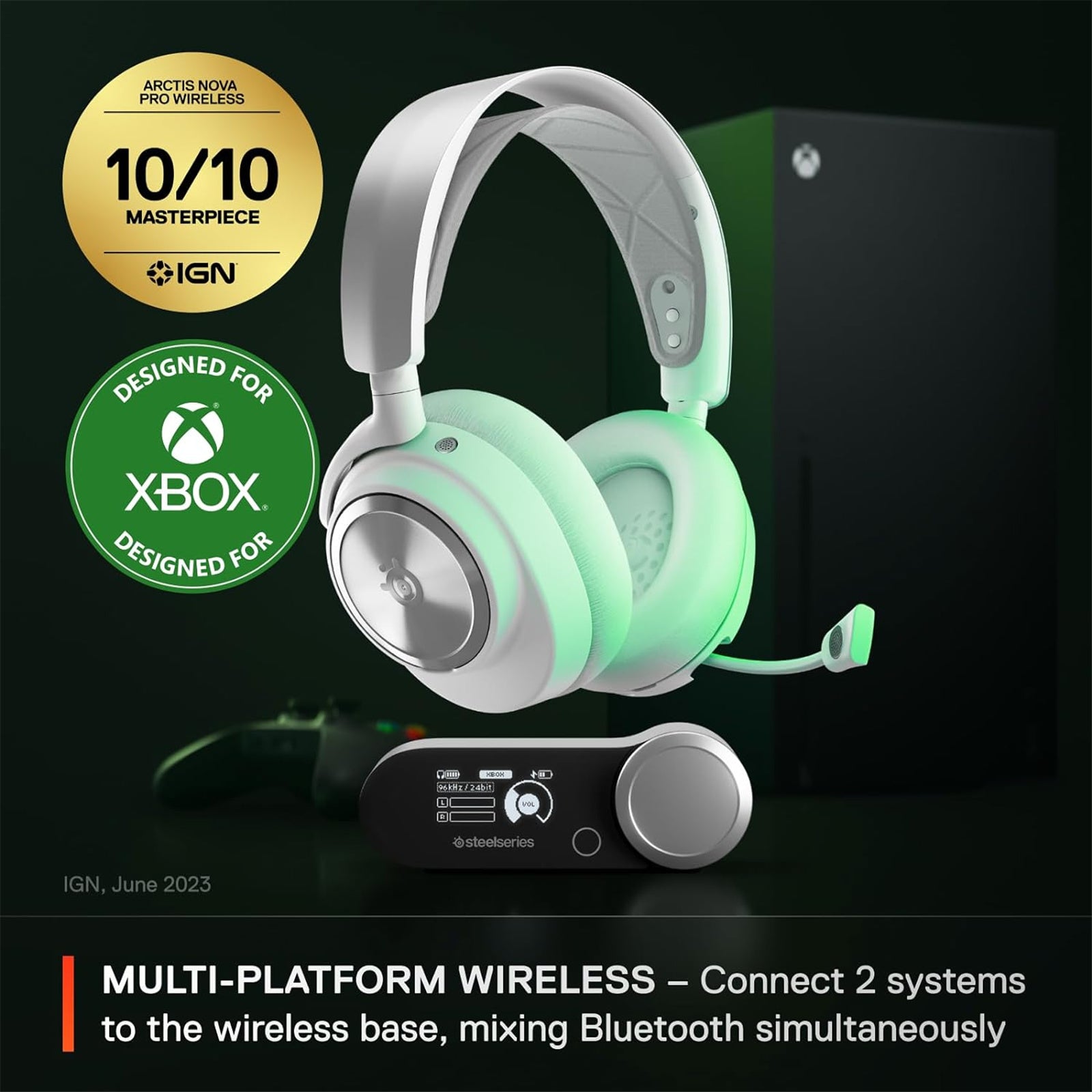 SteelSeries Arctis Nova Pro Wireless X Gaming Headset - White