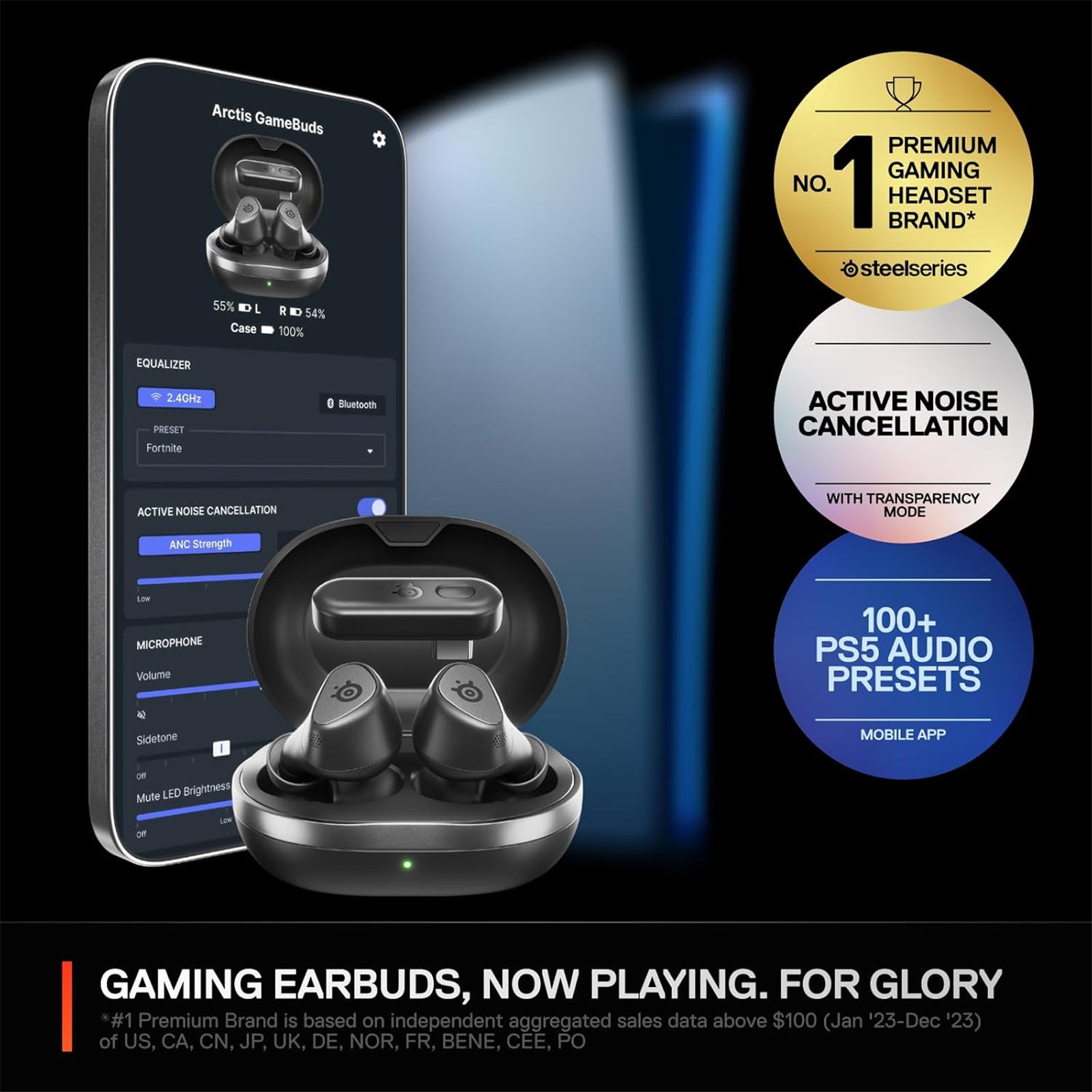 SteelSeries Arctis GameBuds for PlayStation & PC