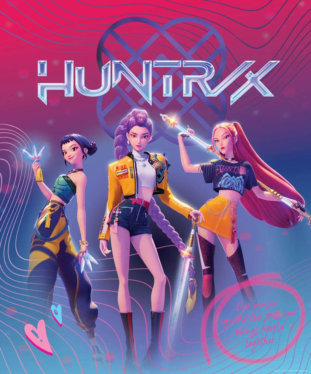 K-Pop Demon Hunters Huntrix Puzzle (300pcs)