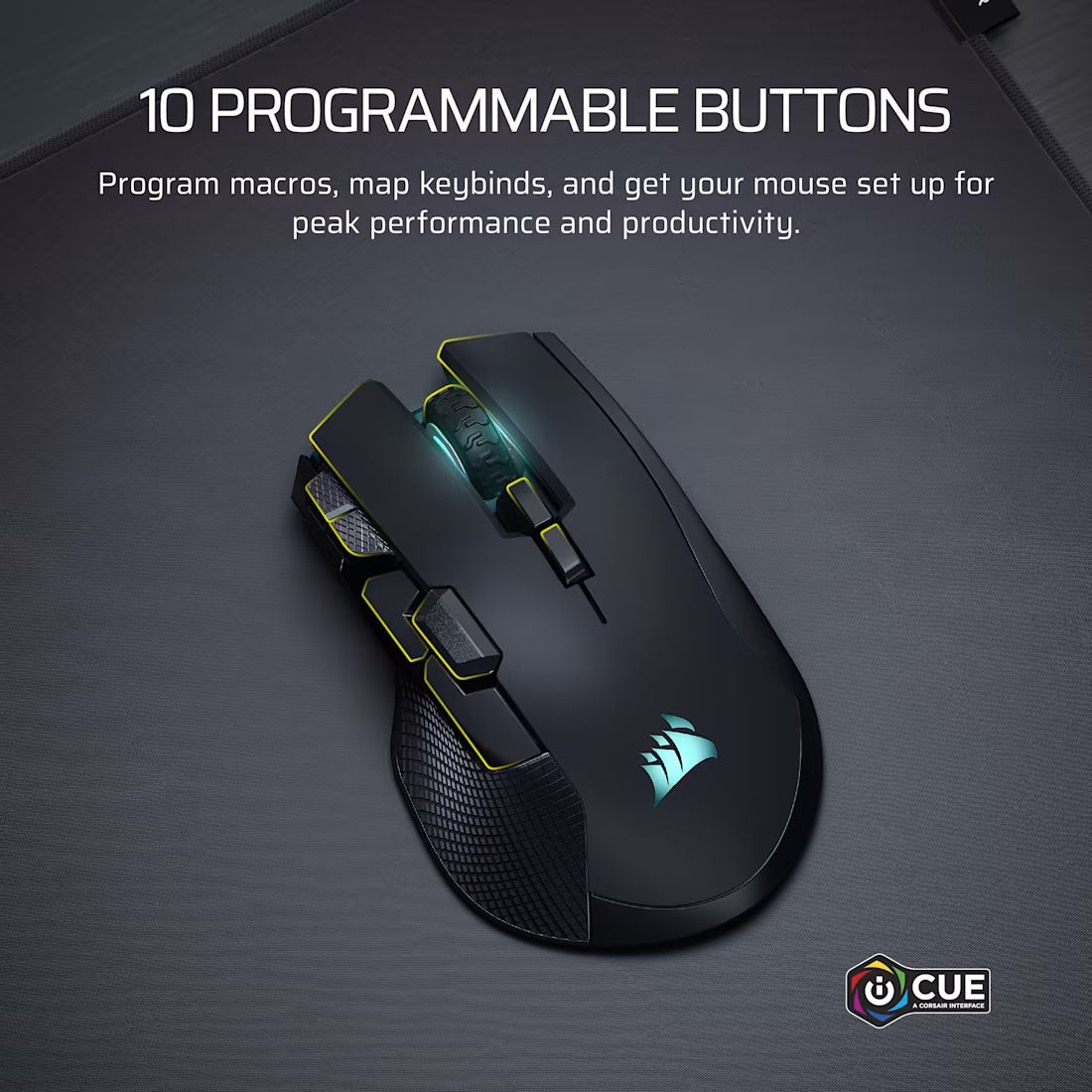 CORSAIR Ironclaw Wireless SE RGB LED 26000 DPI Optical Gaming Mouse