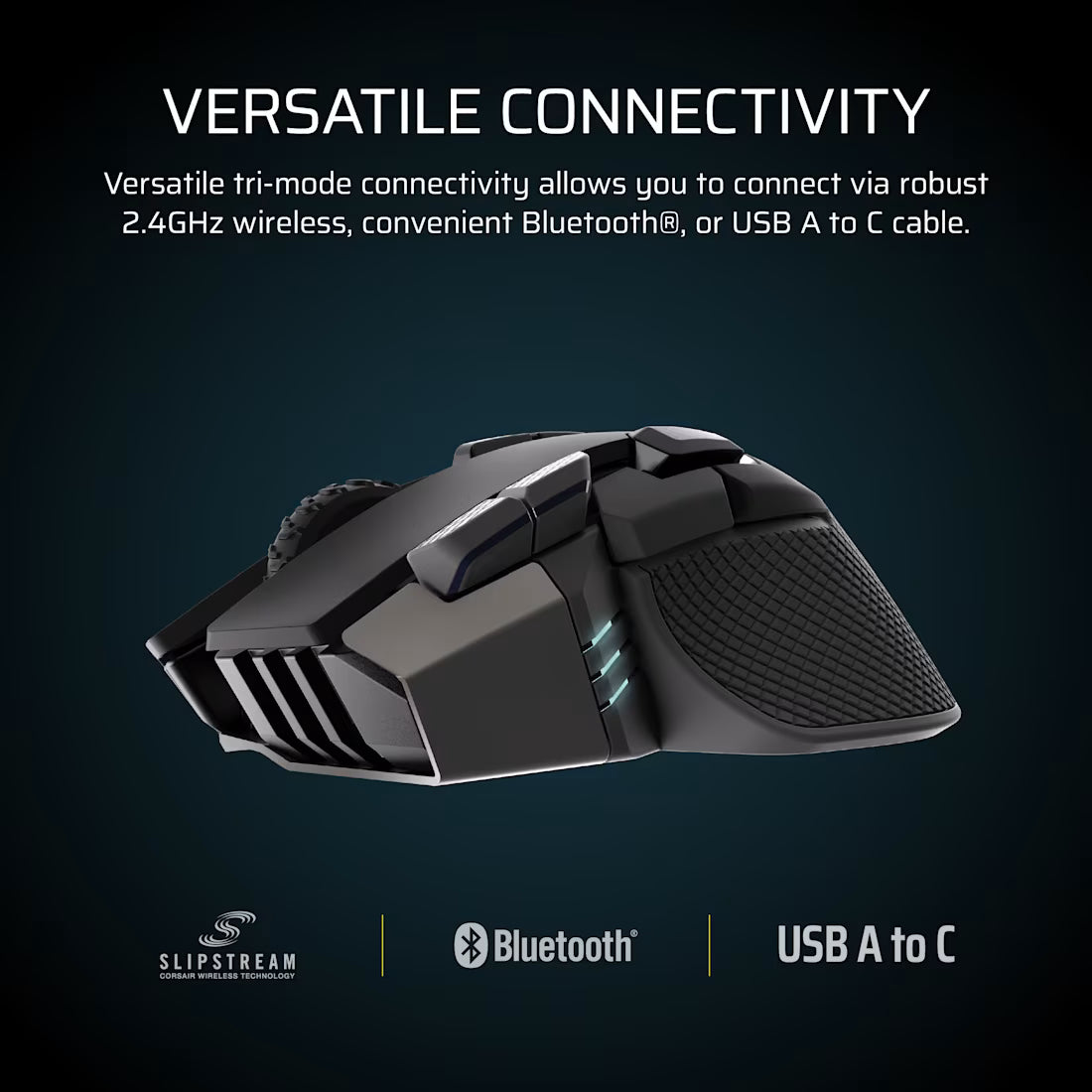 CORSAIR Ironclaw Wireless SE RGB LED 26000 DPI Optical Gaming Mouse