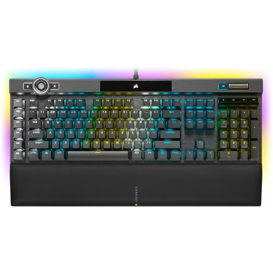 CORSAIR K100 RGB Optical-Mechanical Gaming Keyboard - OPX Rapidfire