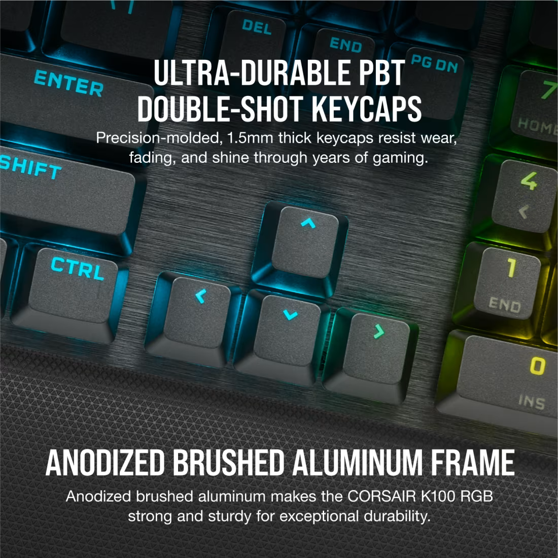 CORSAIR K100 RGB Mechanical Gaming Keyboard - Cherry MX Speed