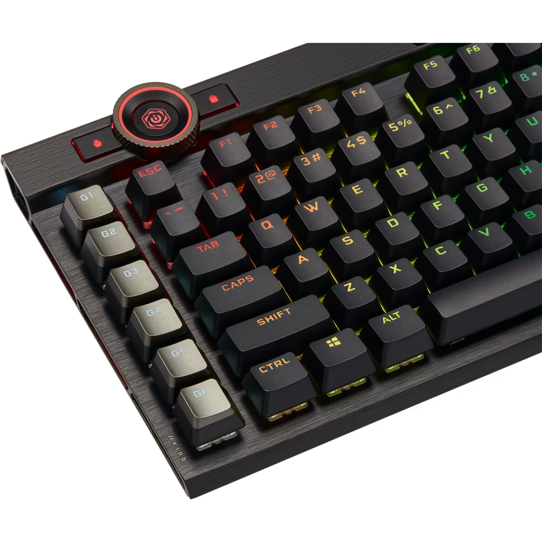CORSAIR K100 RGB Mechanical Gaming Keyboard - Cherry MX Speed