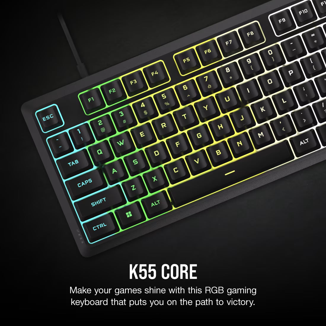 CORSAIR K55 Core RGB Gaming Keyboard
