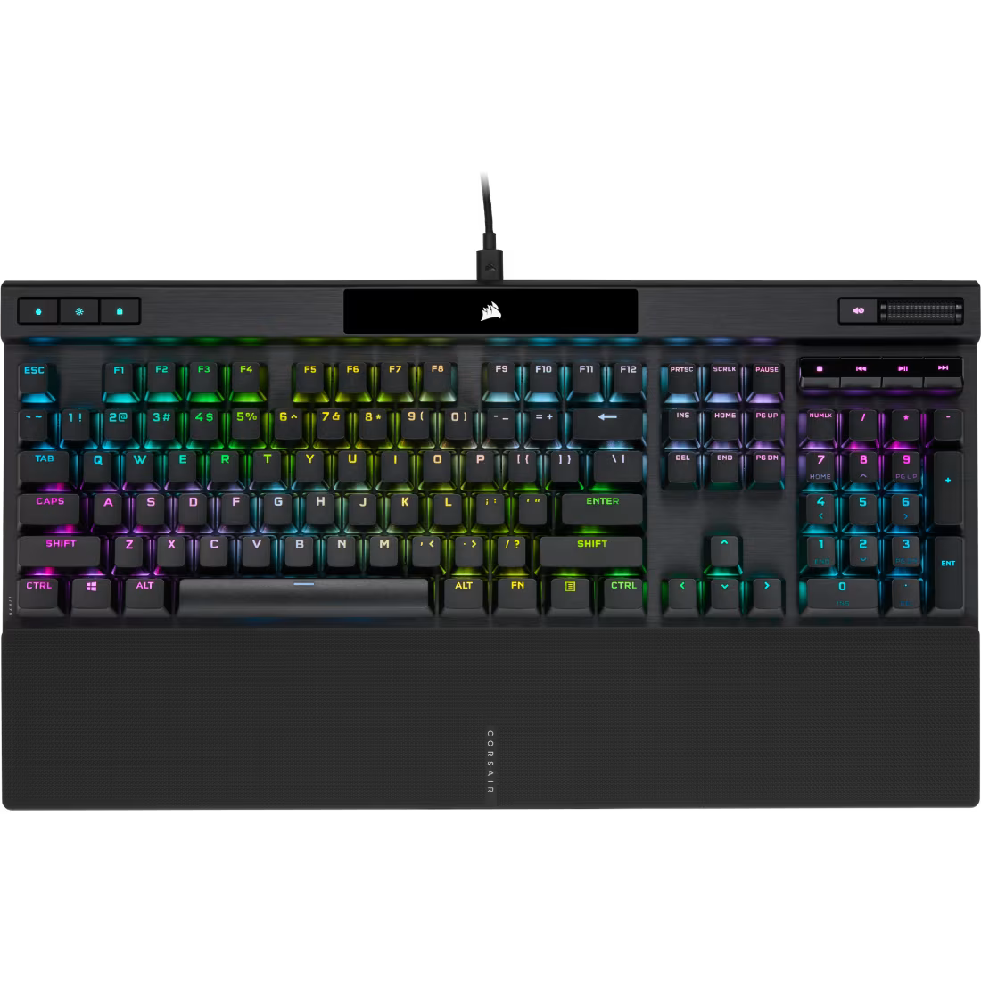 CORSAIR K70 RGB PRO Mechanical Gaming Keyboard - Cherry MX Speed Silver