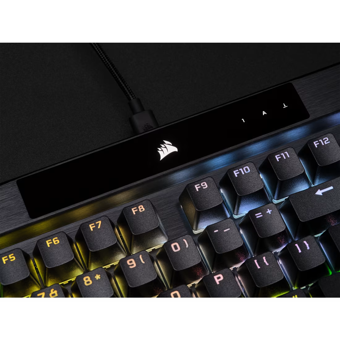 CORSAIR K70 RGB PRO Mechanical Gaming Keyboard - Cherry MX Speed Silver