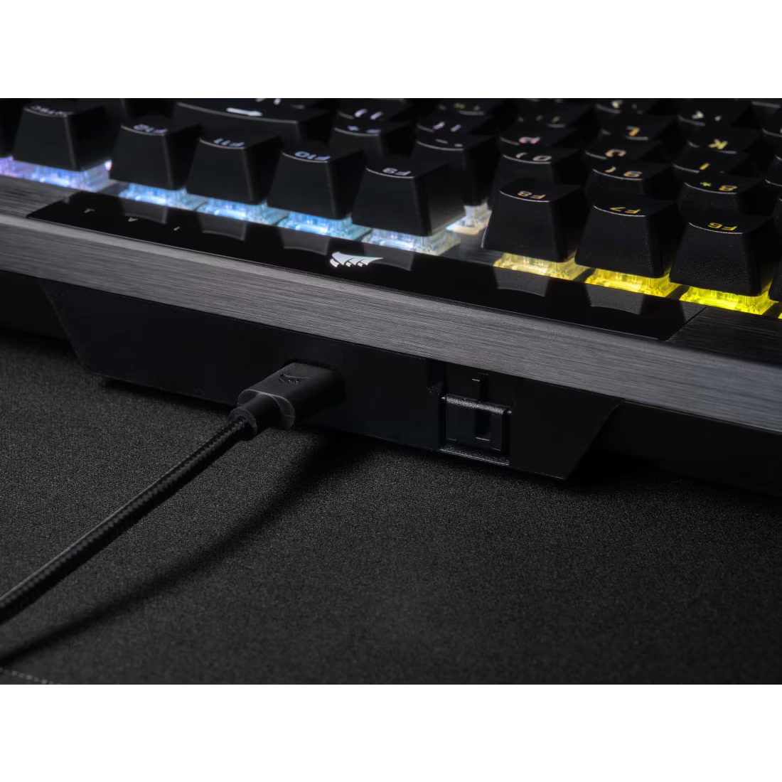CORSAIR K70 RGB PRO Mechanical Gaming Keyboard - Cherry MX Speed Silver