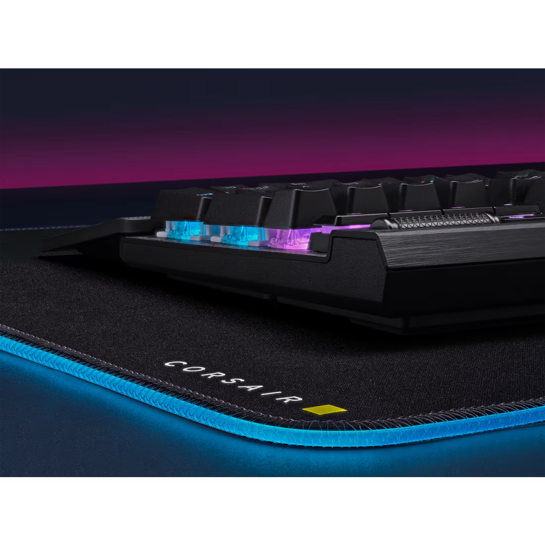 CORSAIR K70 RGB PRO Mechanical Gaming Keyboard - Cherry MX Speed Silver