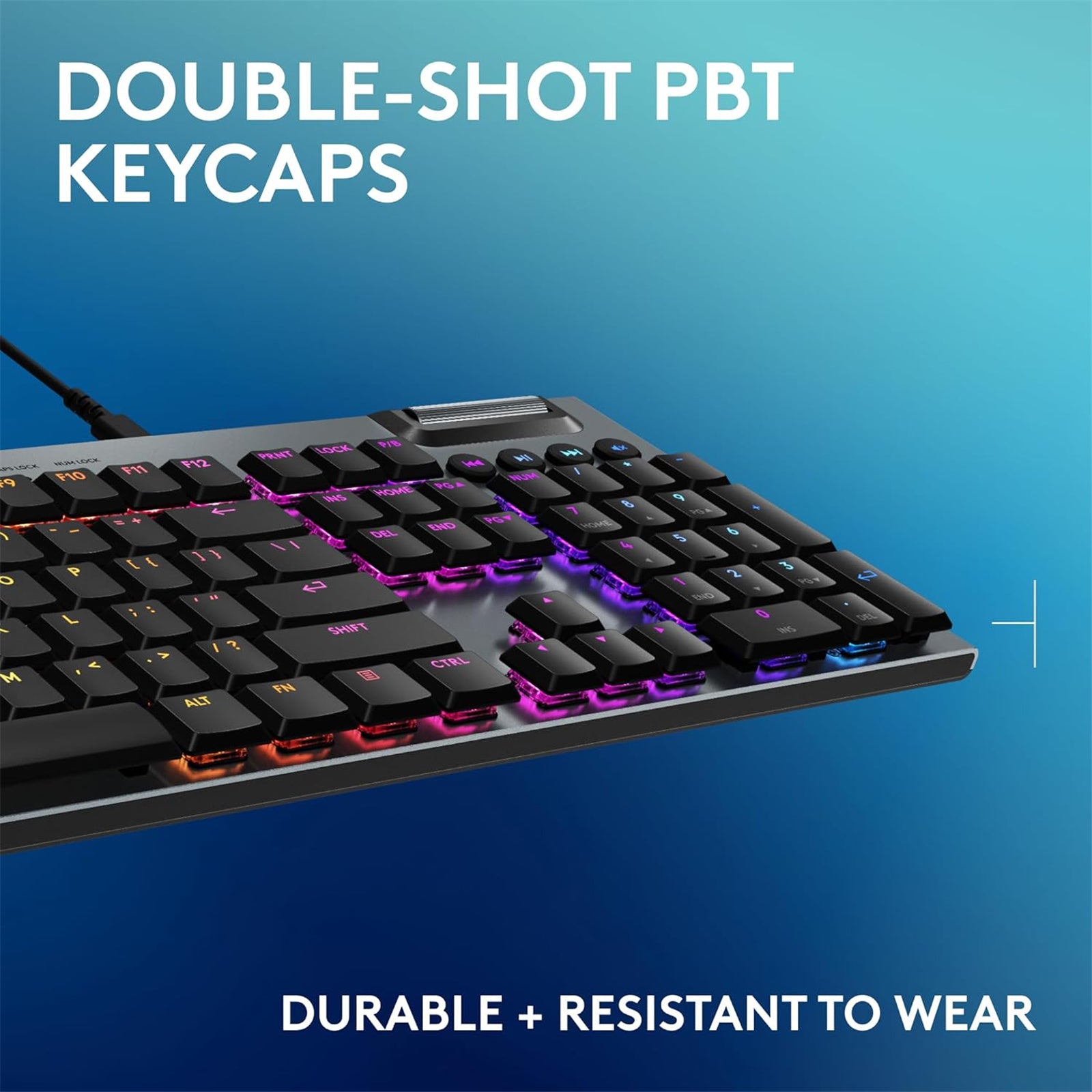 Logitech G915 X Low-Profile Wired Gaming Keyboard