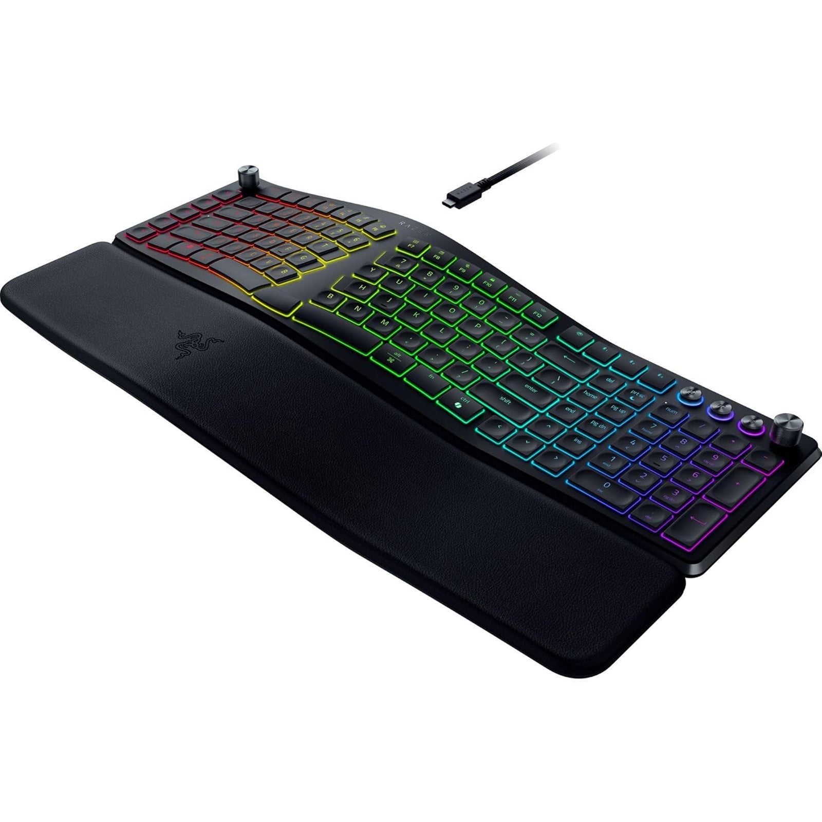 Razer Pro Type Ergo - Wireless Split Ergonomic RGB Keyboard