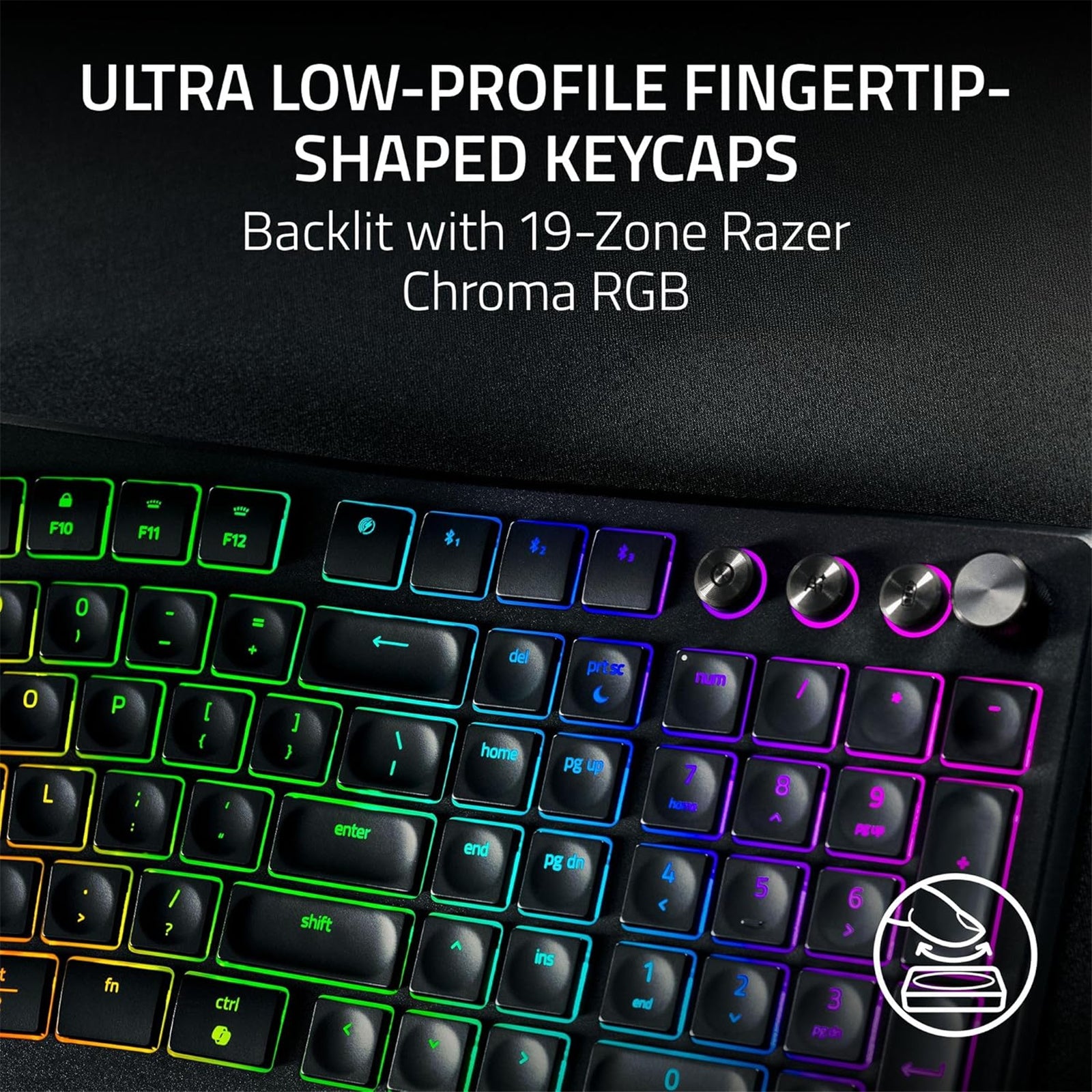 Razer Pro Type Ergo - Wireless Split Ergonomic RGB Keyboard