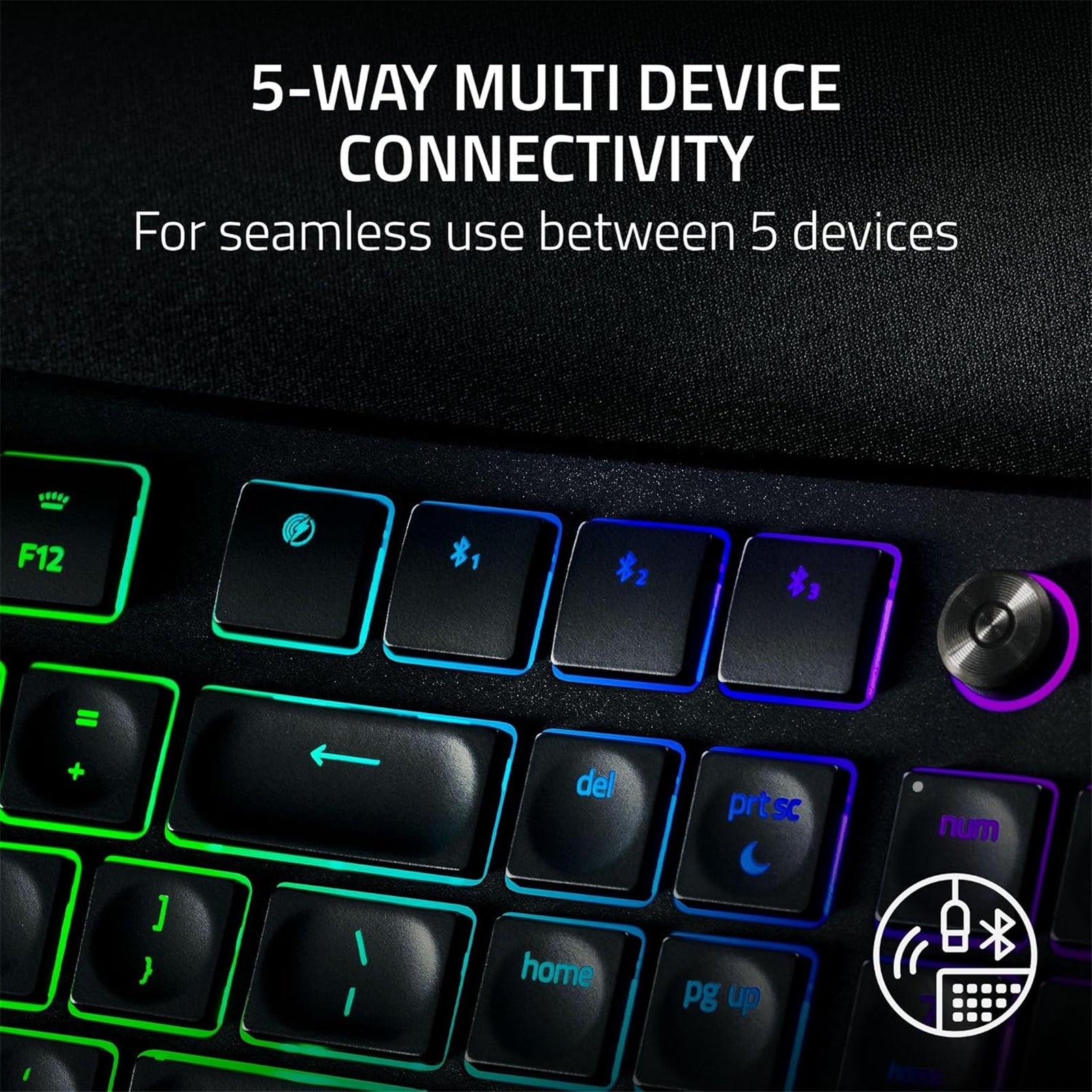 Razer Pro Type Ergo - Wireless Split Ergonomic RGB Keyboard