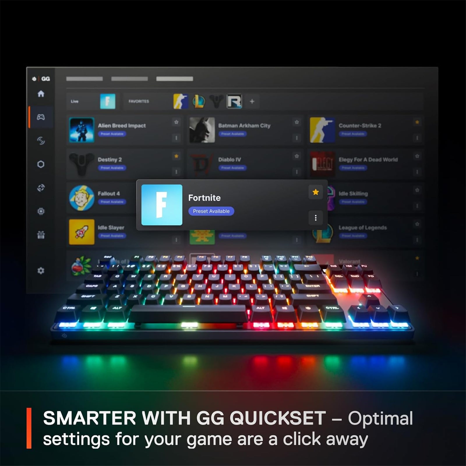 SteelSeries Apex Pro TKL Gen 3 Gaming Keyboard (US)