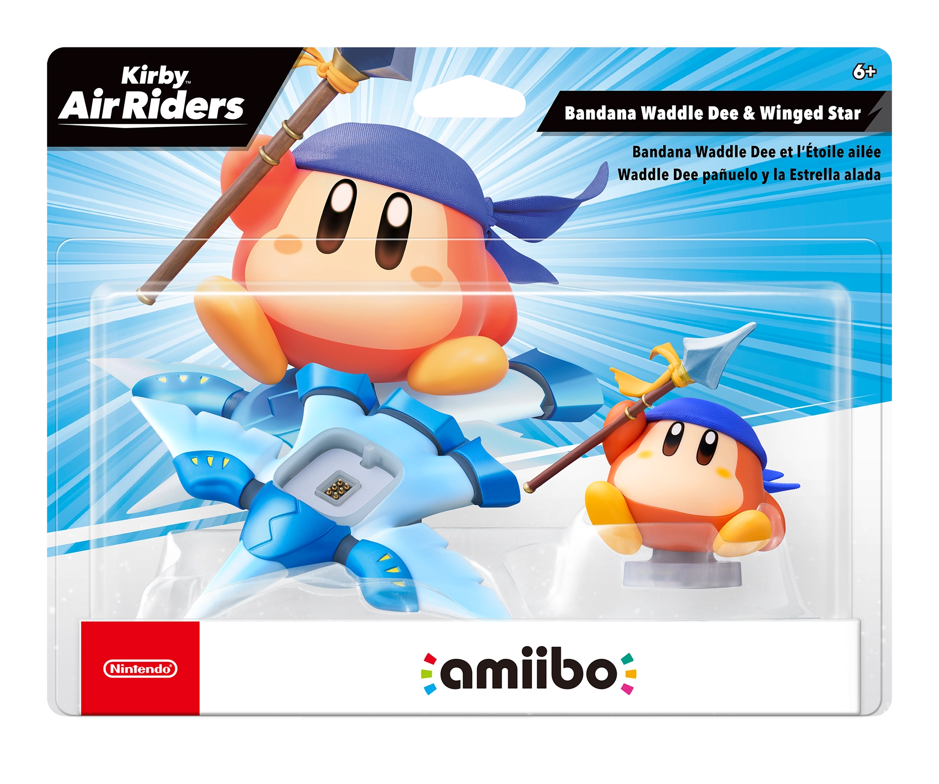 amiibo Kirby Air Riders Bandana Waddle Dee & Winged Star