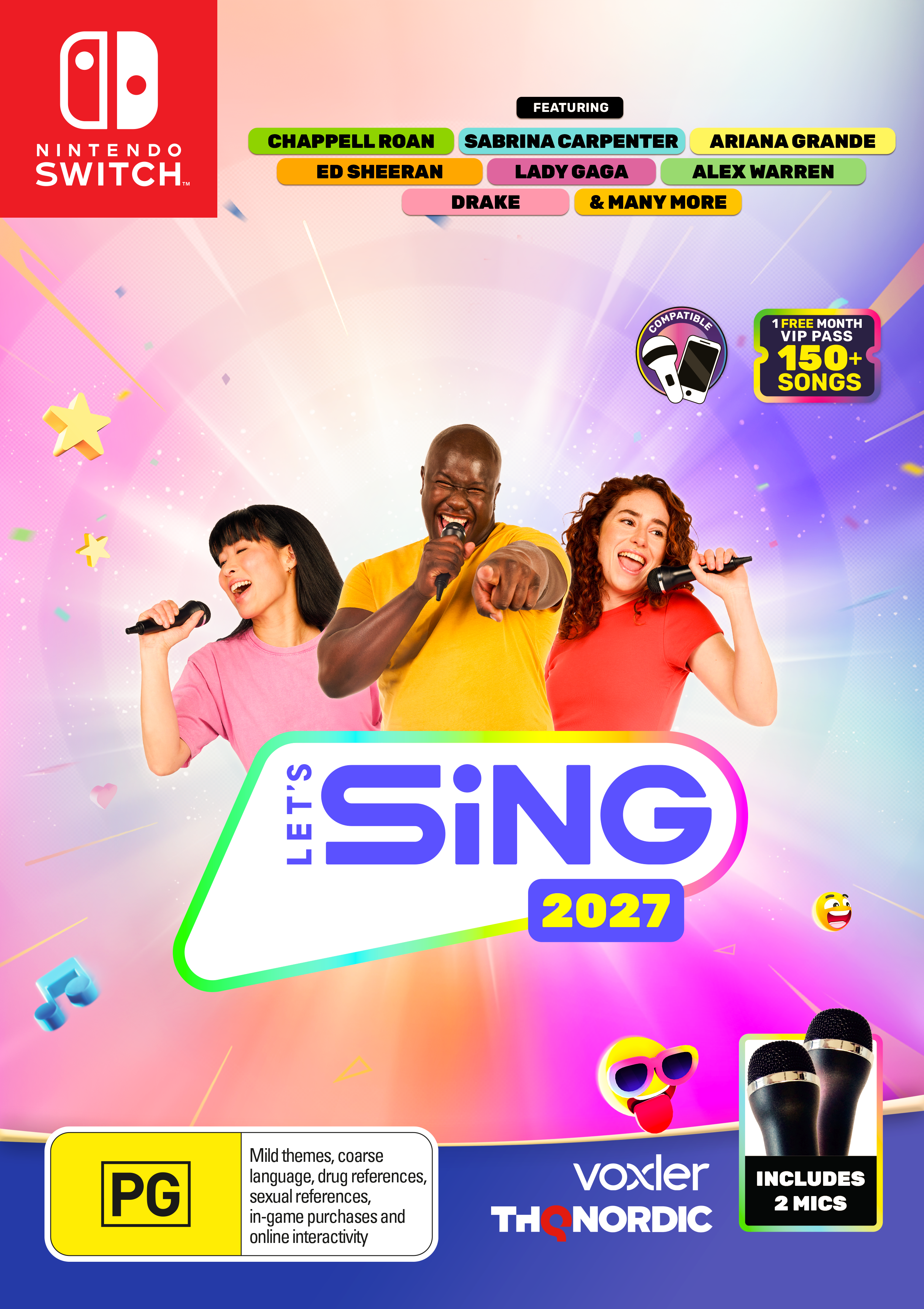 Let's Sing 2027: 2 Mic Bundle - Nintendo Switch