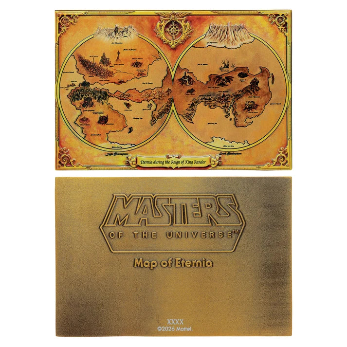 Masters of the Universe - Limited Edition Metal Map of Eternia