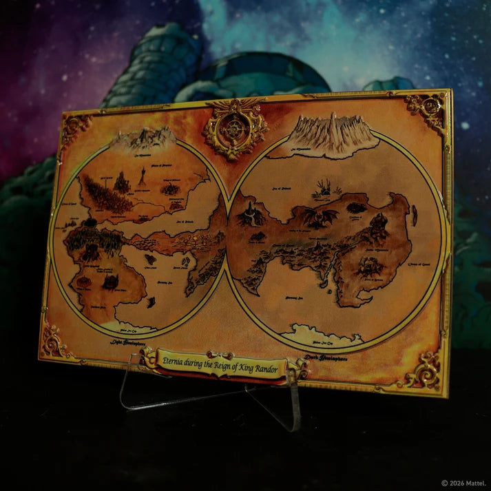 Masters of the Universe - Limited Edition Metal Map of Eternia
