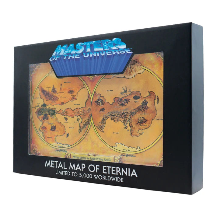 Masters of the Universe - Limited Edition Metal Map of Eternia
