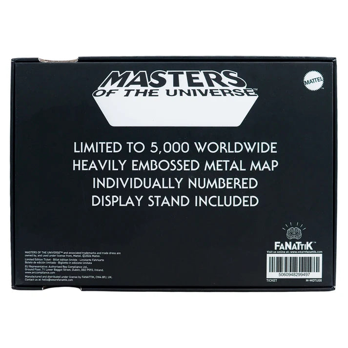 Masters of the Universe - Limited Edition Metal Map of Eternia